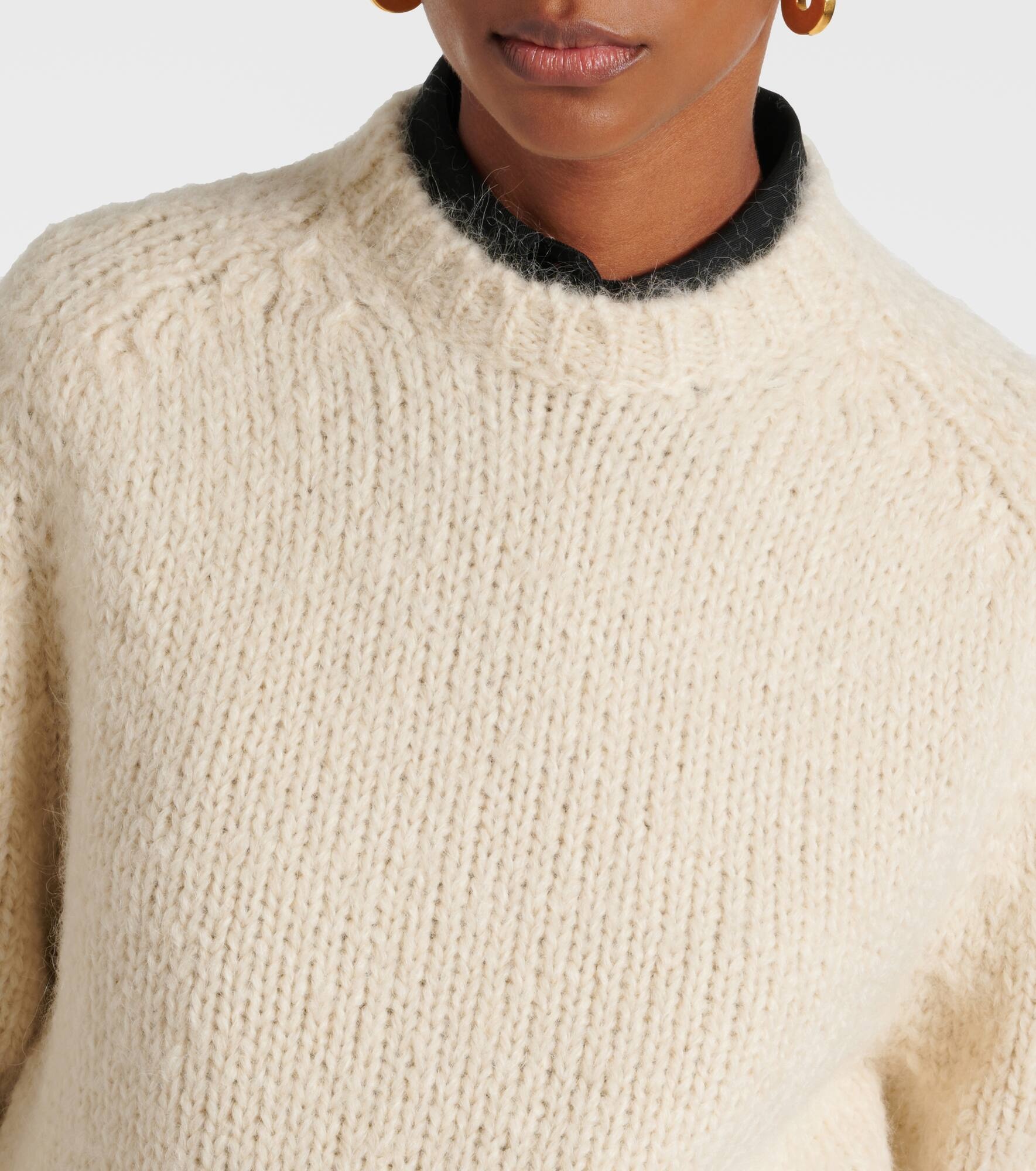 Mohair and wool-blend sweater - 4