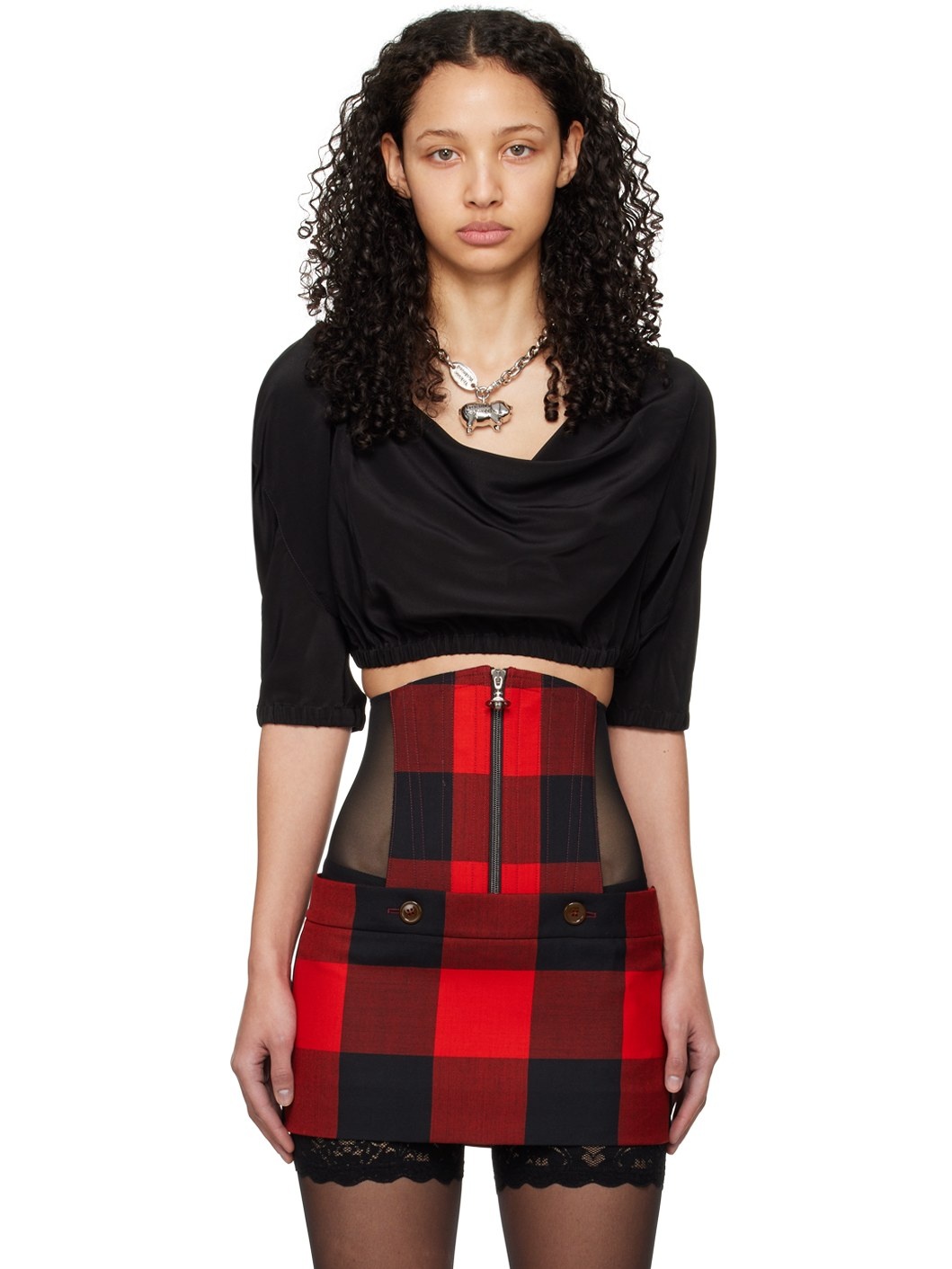 Black Dirndl Blouse - 1