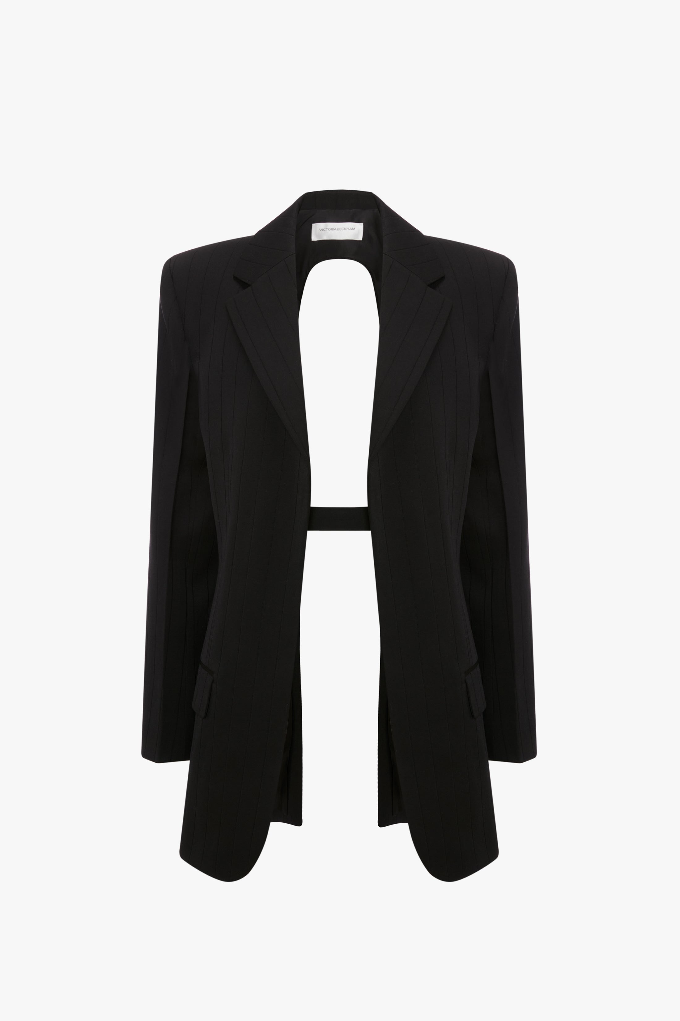 Backless Tux Jacket In Black - 1