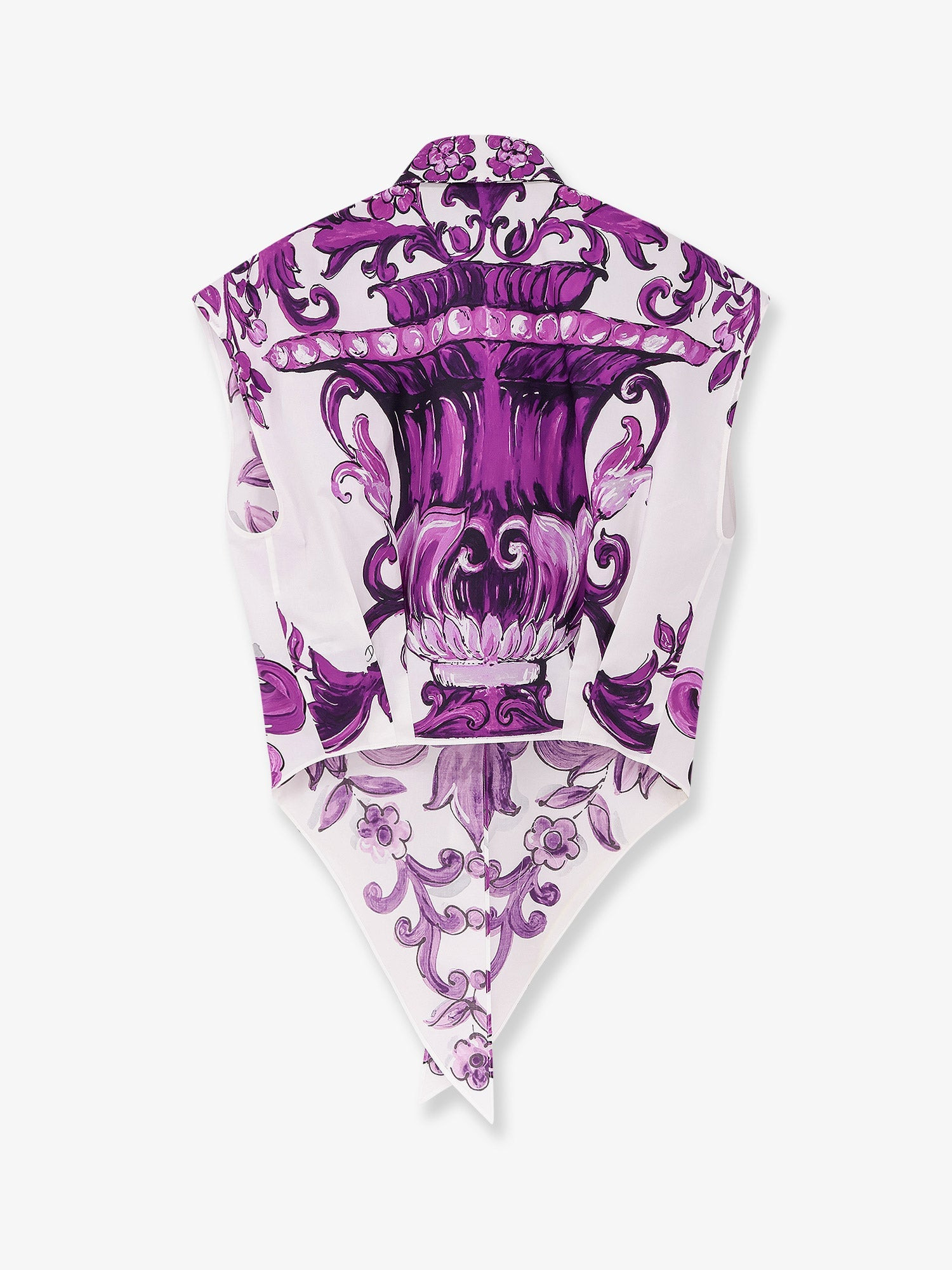 Dolce & Gabbana Cotton Shirt With Maiolica Print - 4