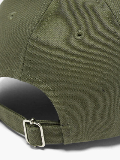 A.P.C. Logo-print cotton-canvas cap outlook