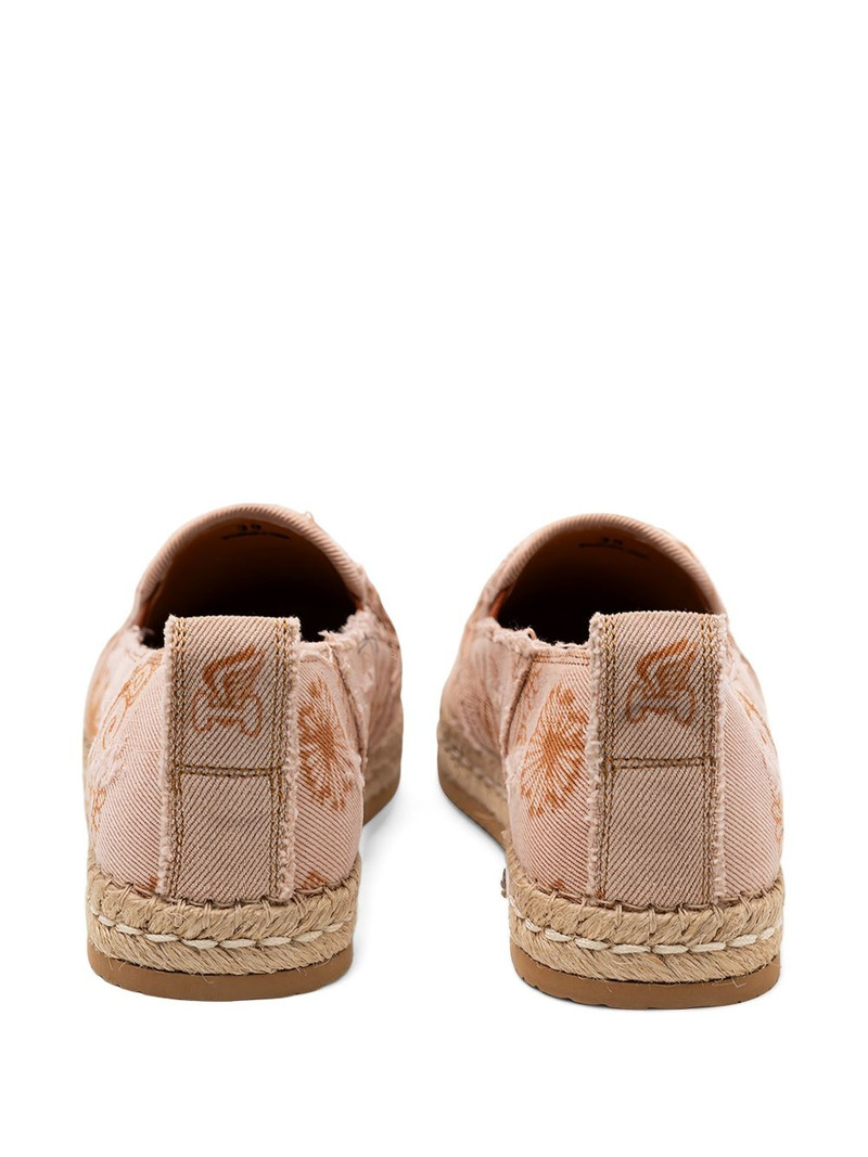 floral-print frayed espadrille 3