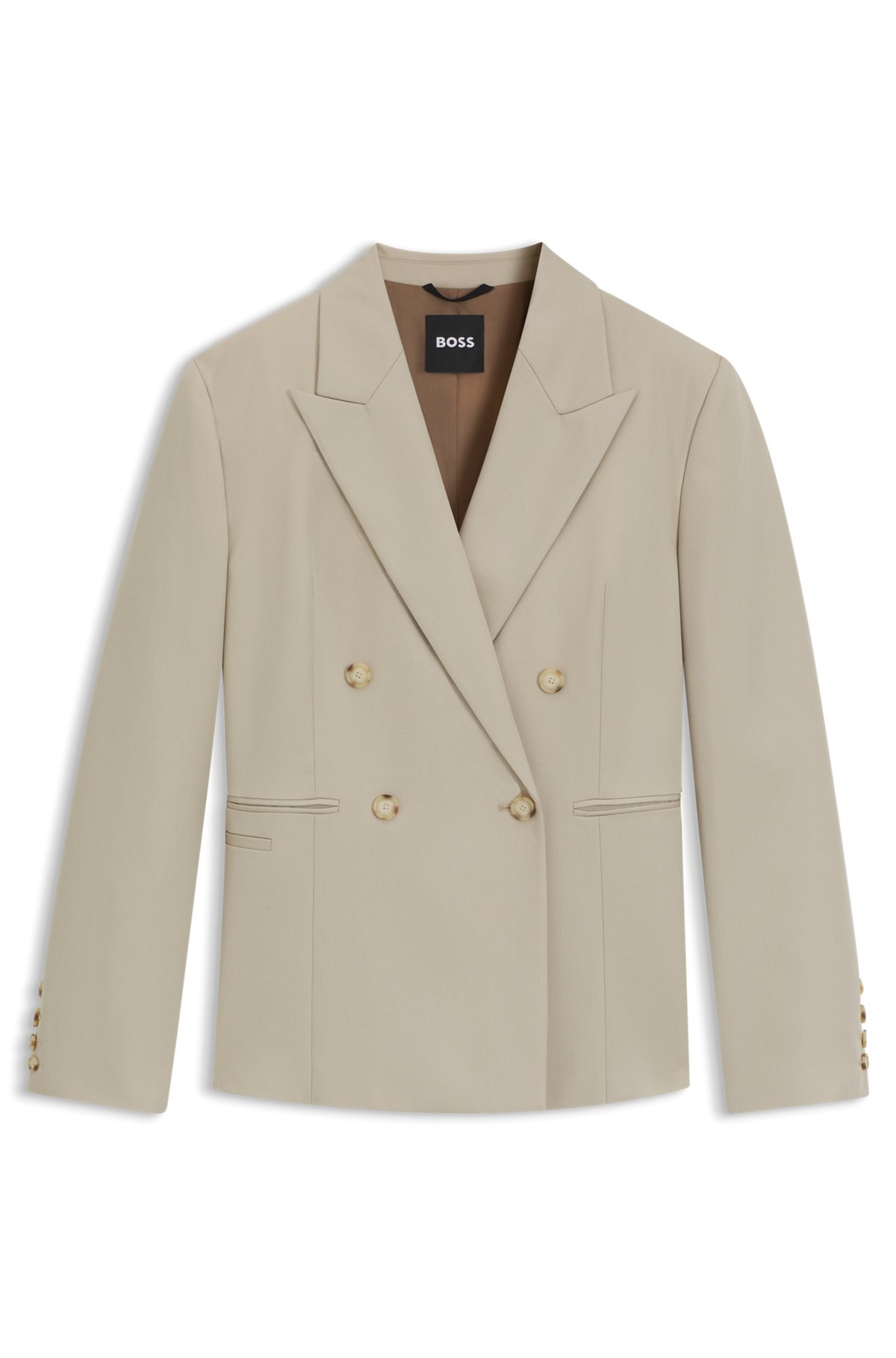 REGULAR-FIT BLAZER IN VIRGIN-WOOL TWILL - 1