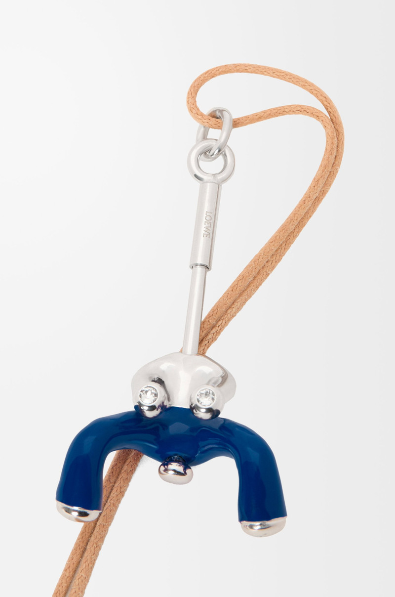 Loewe Seated Acrobat pendant in sterling silver and crystals outlook