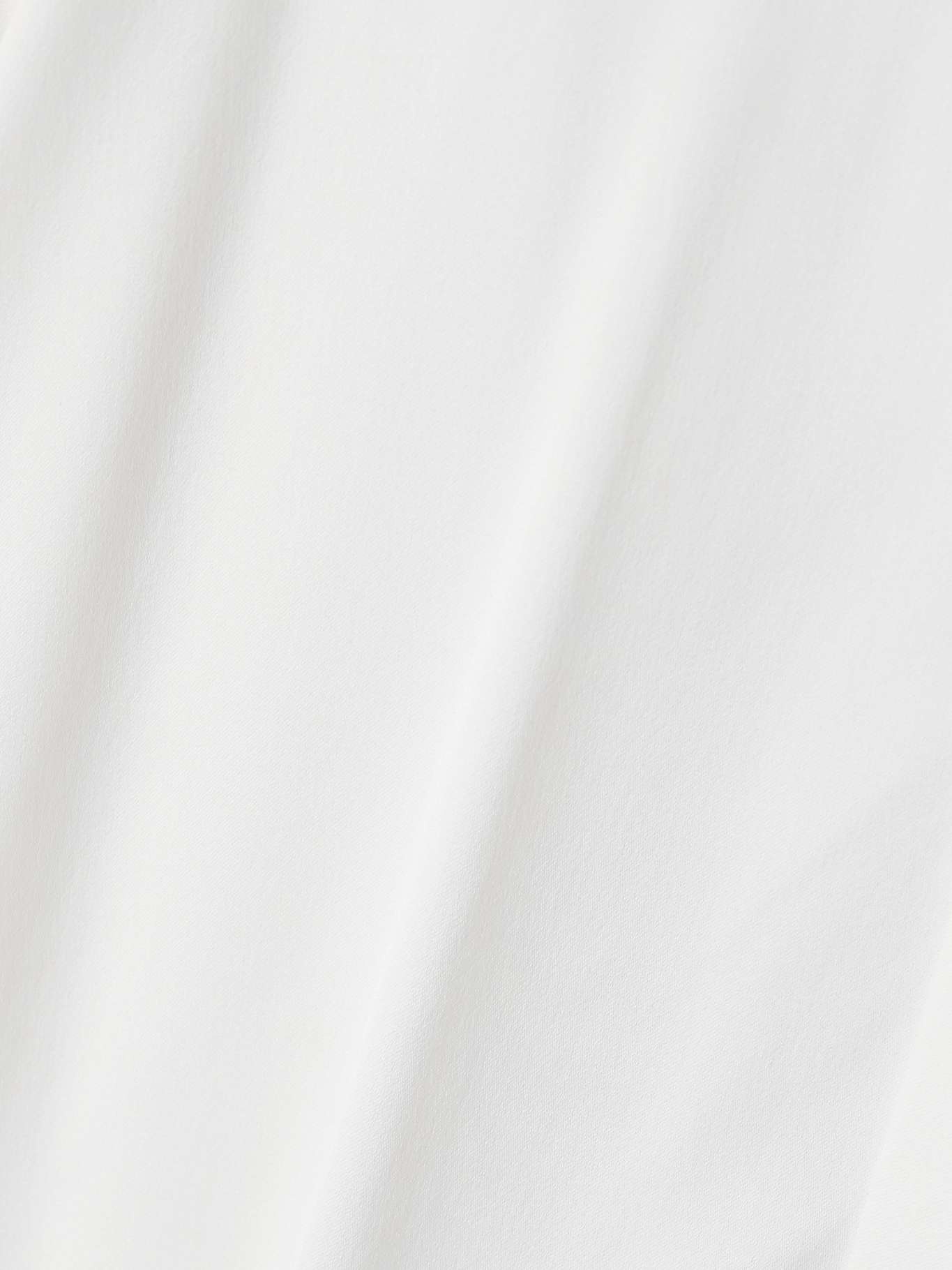 Satin-crepe shirt Off-white - 5