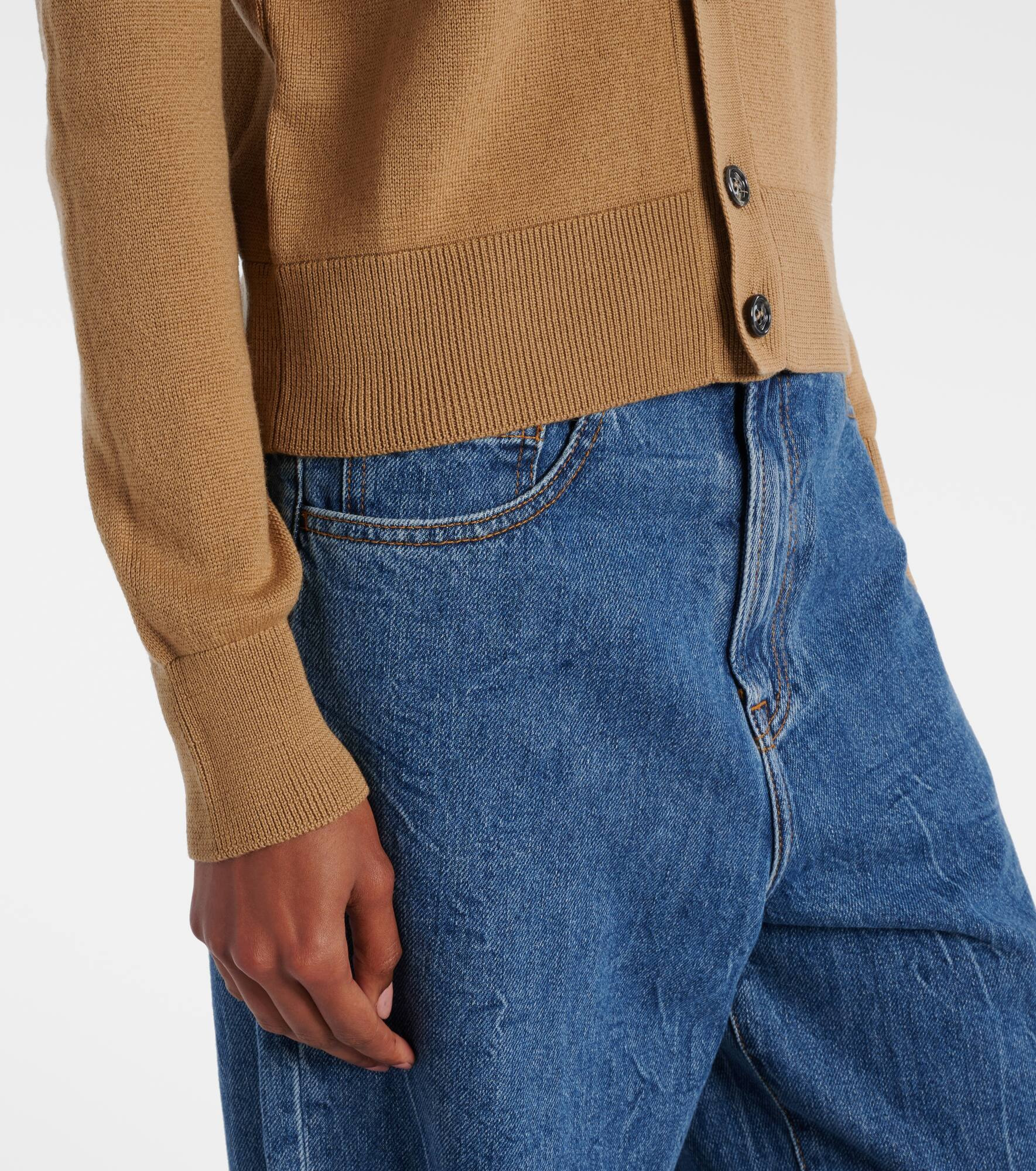 Ami De Cœur virgin wool cardigan - 5