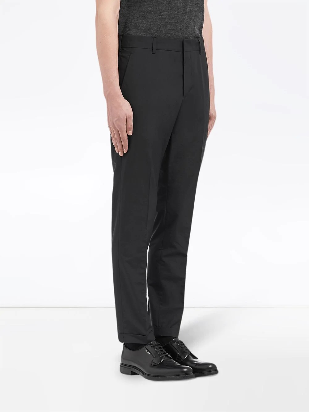 slim-fit chino trousers - 3