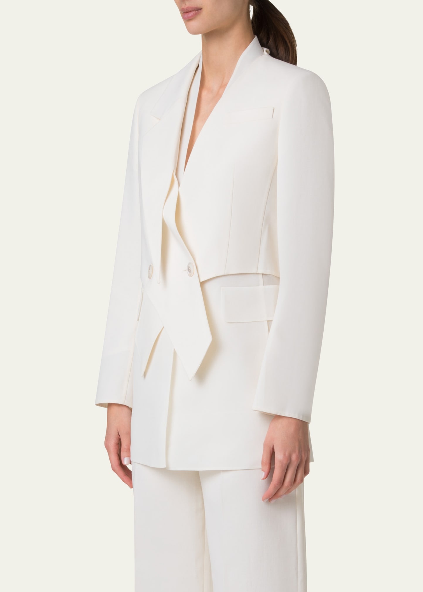 Amie Short Wool Double-Face Jacket - 4