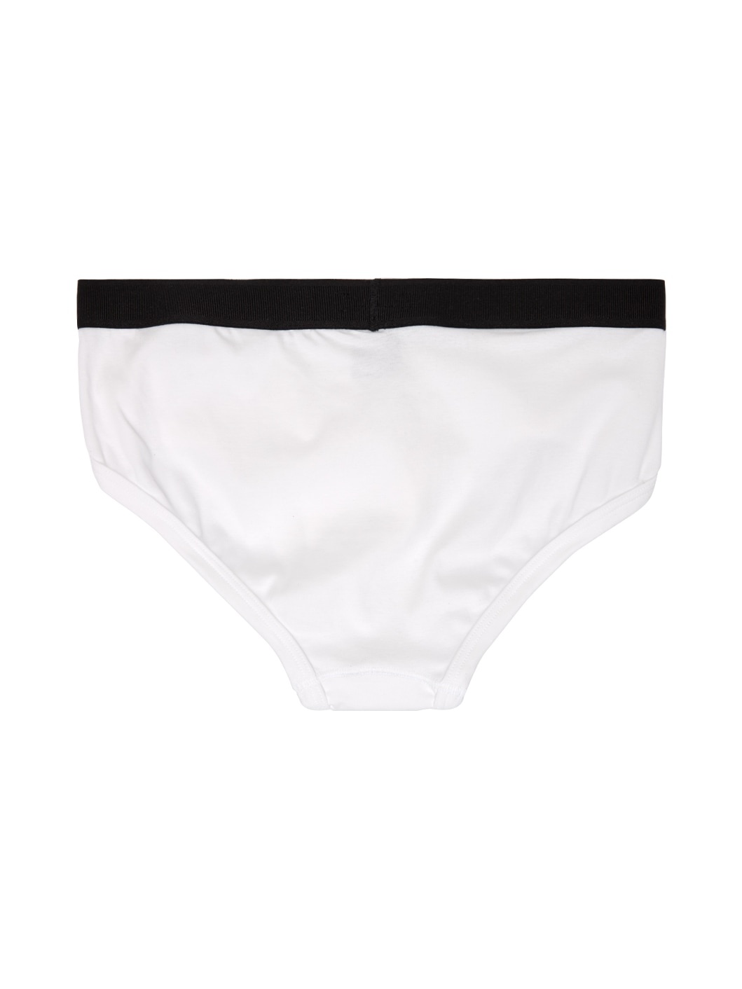 Two-Pack White Cotton Briefs - 3