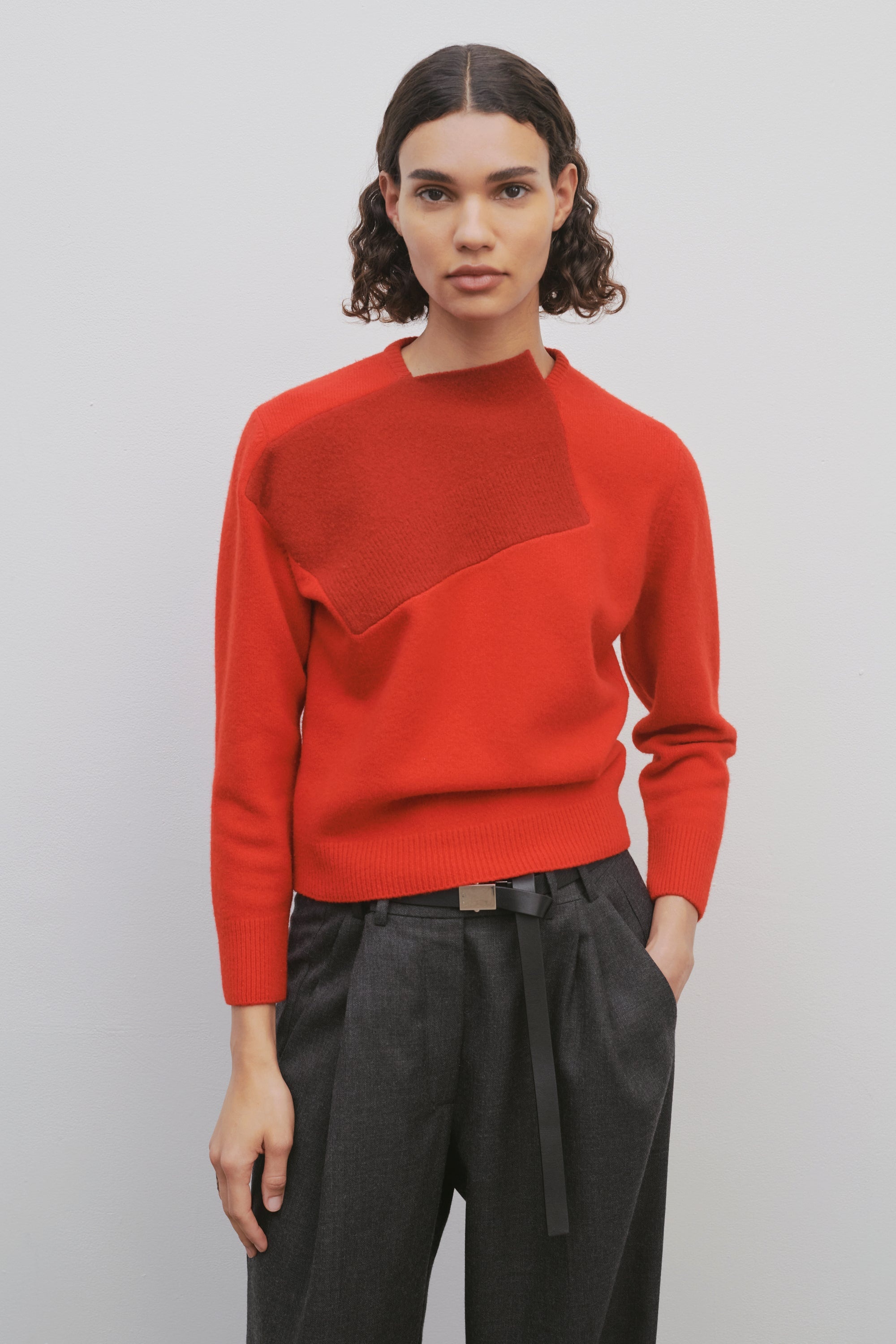 Enid Top in Merino Wool and Cashmere - 3