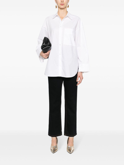 BY MALENE BIRGER spread-collar organic cotton shirt outlook