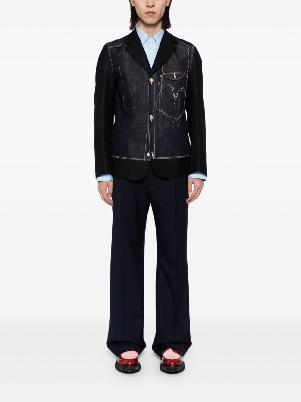 x Levi's denim blazer - 2