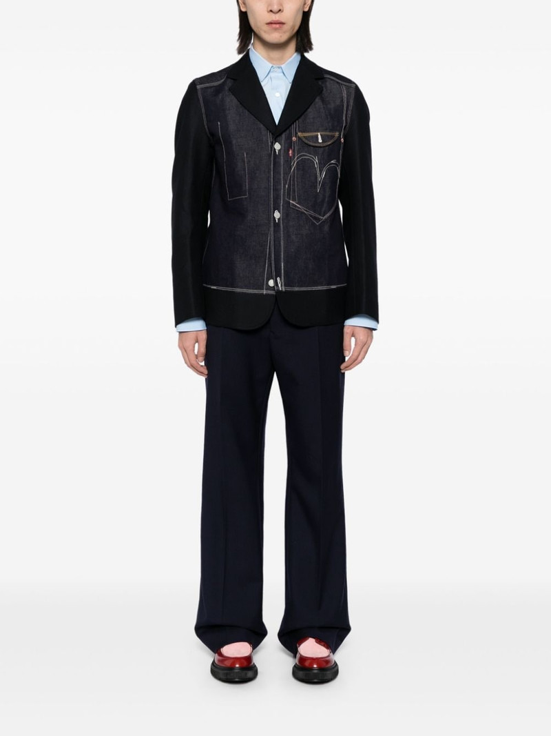Junya Watanabe MAN x Levi's denim blazer outlook