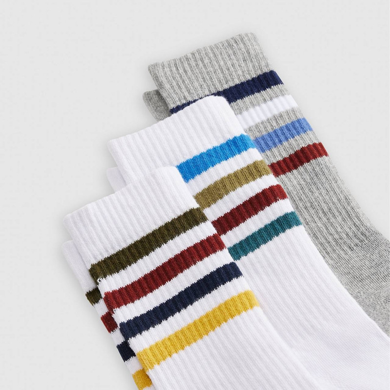 Levi's RETRO STRIPED ATHLETIC CREW SOCKS outlook