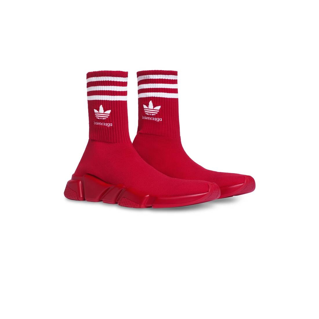 【BALENCIAGA】ロゴプリント スリッポン スライド BALENCIAGA Technical 3D Recycled Knit Allover Logo Womens