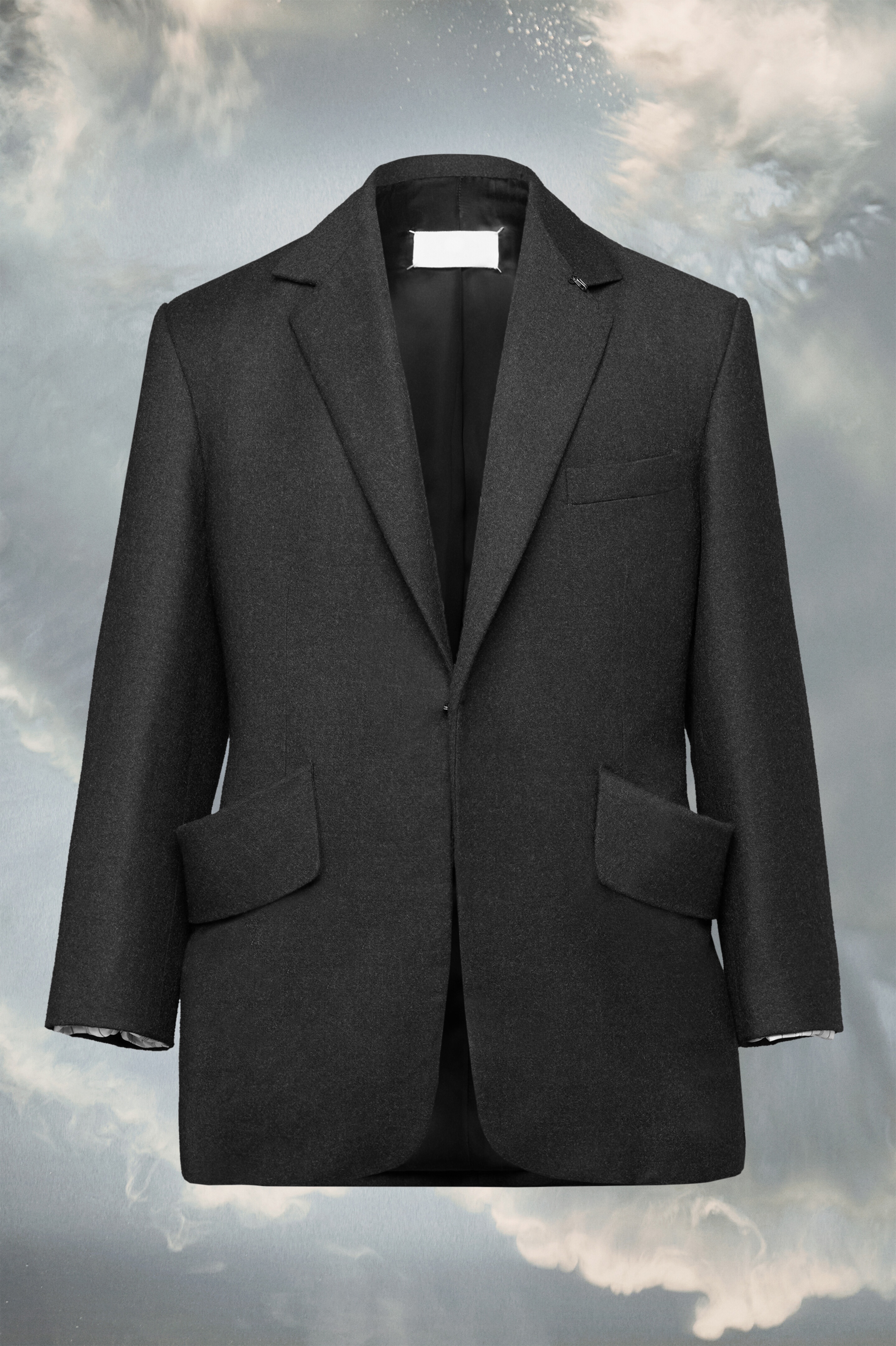 Couture pocket suit jacket - 1