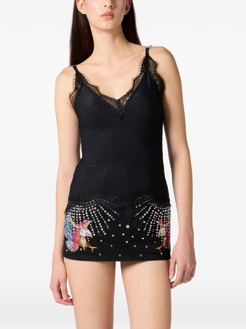 lace ribbing tank top 3