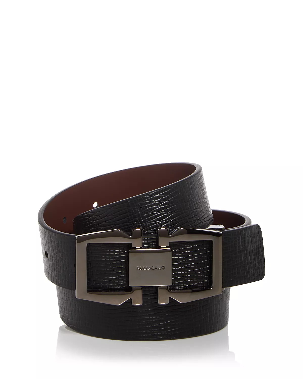 Men's Gancini Reversible Leather Belt - 1