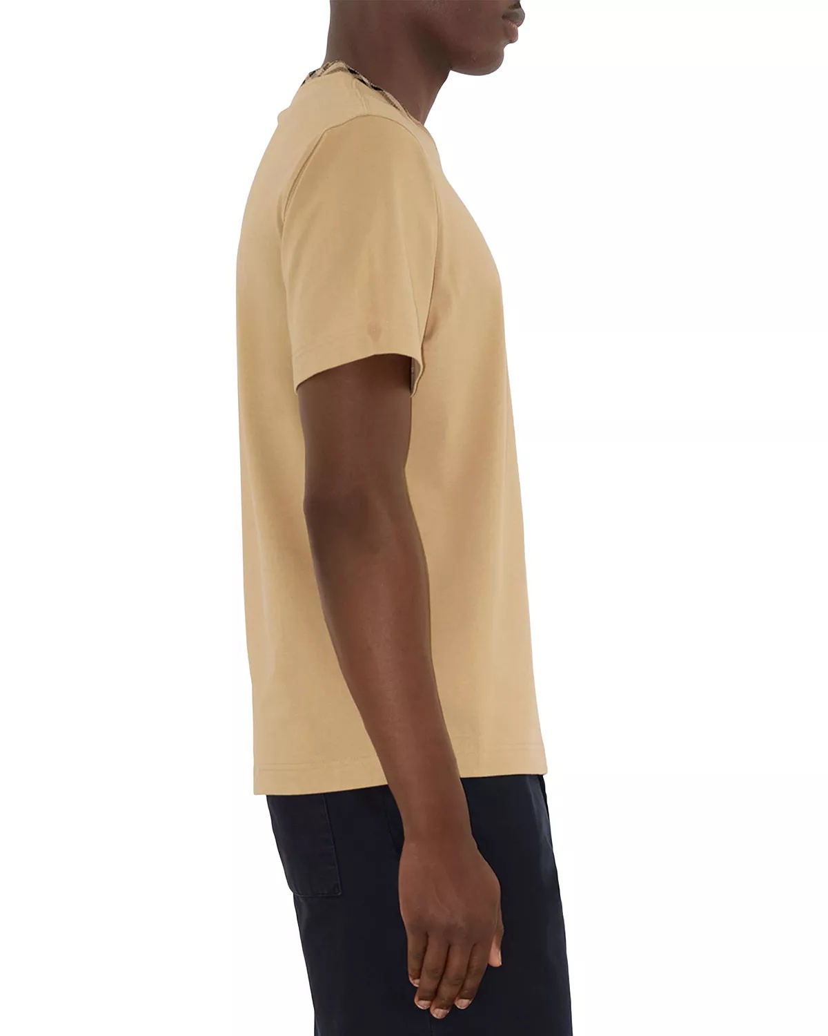 Ryan Relaxed Fit Check Crewneck Tee - 2