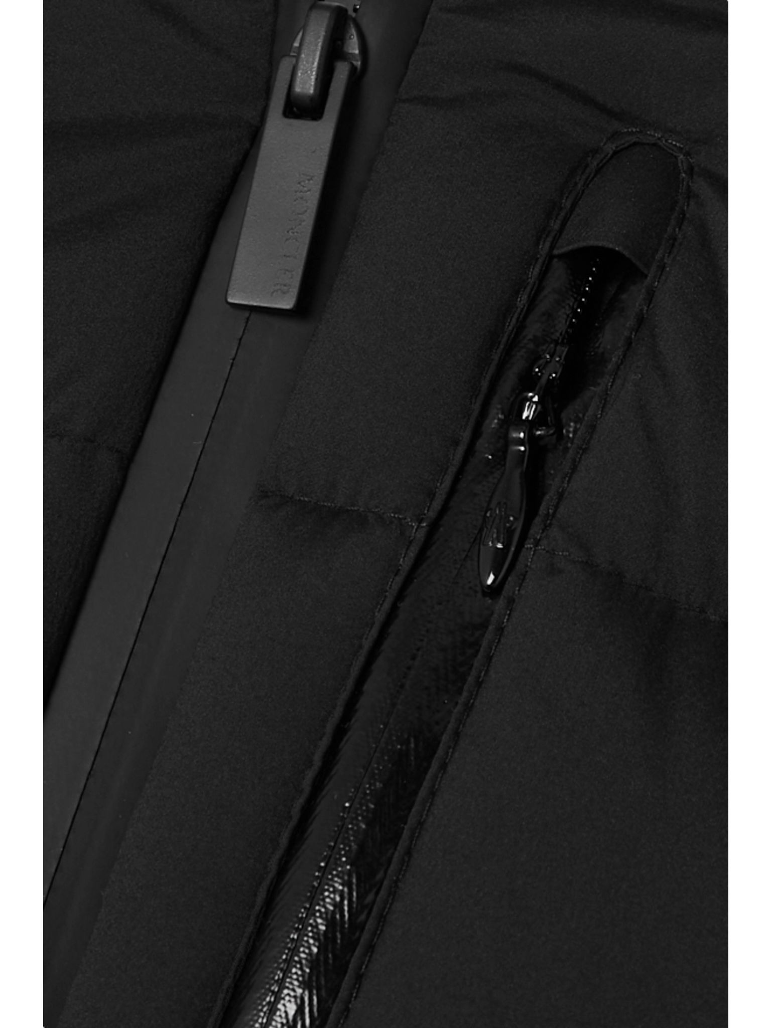 Herbe hooded quilted shell down jacket Black - 5