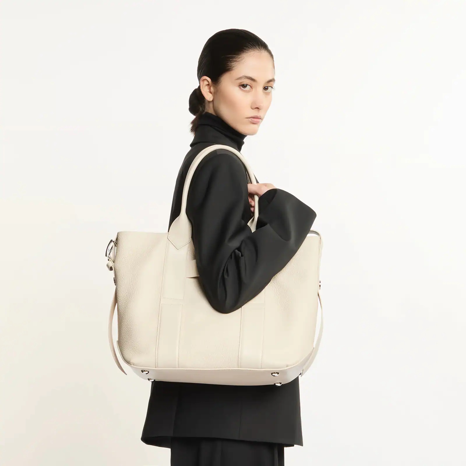 Hogan Script Shopping Bag Medium - 9