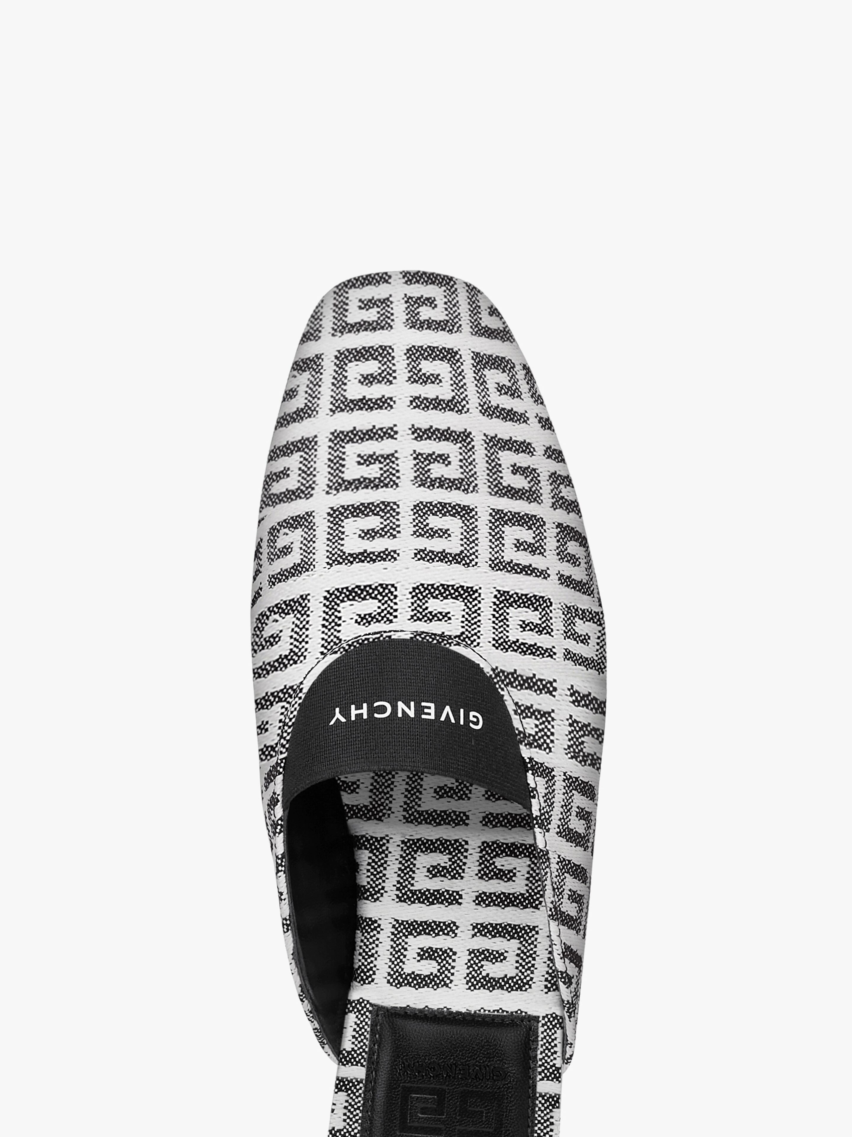 GIVENCHY FLAT MULES IN 4G JACQUARD - 5