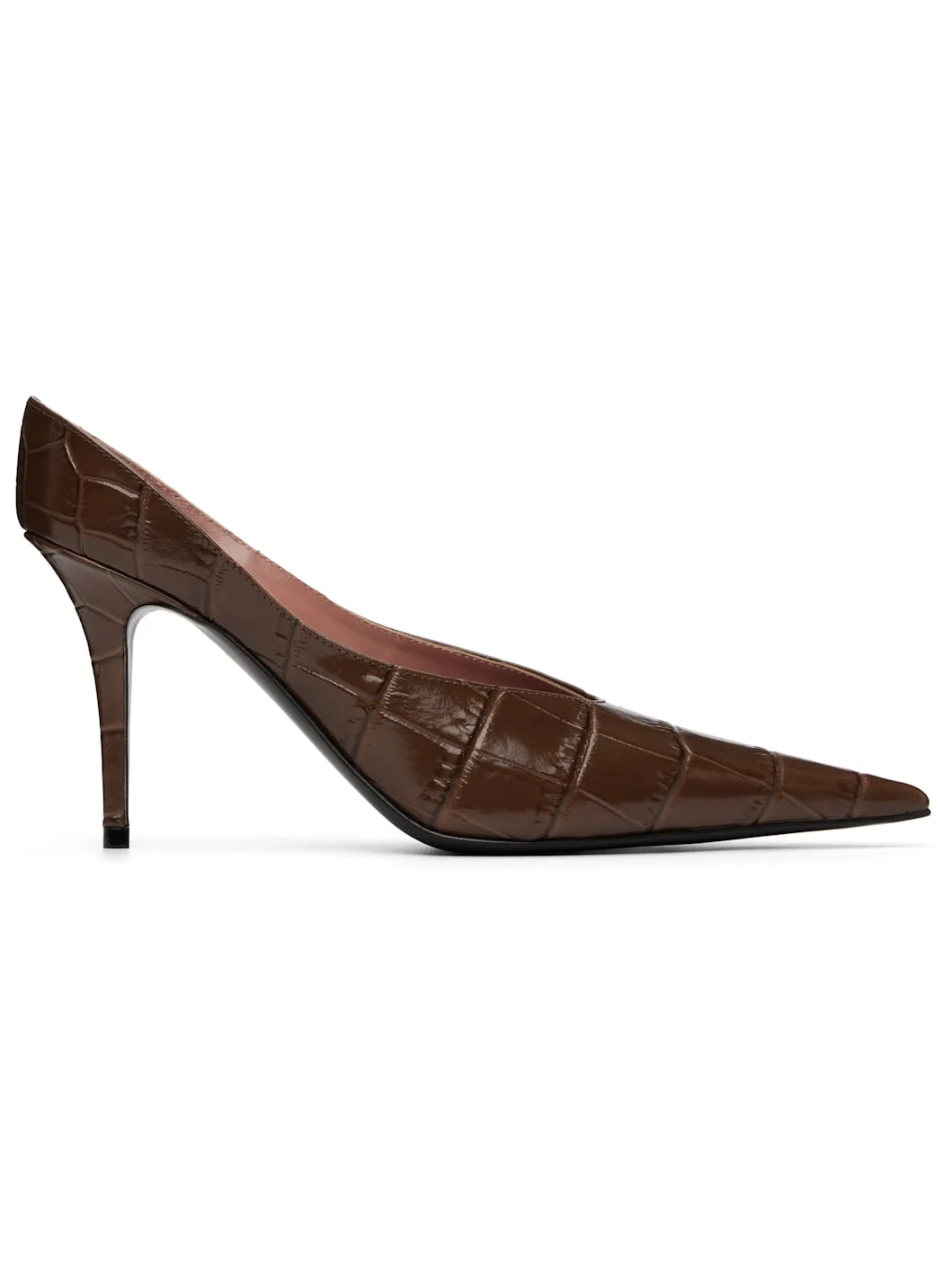 Brown Anok Mule 90 Heels - 1