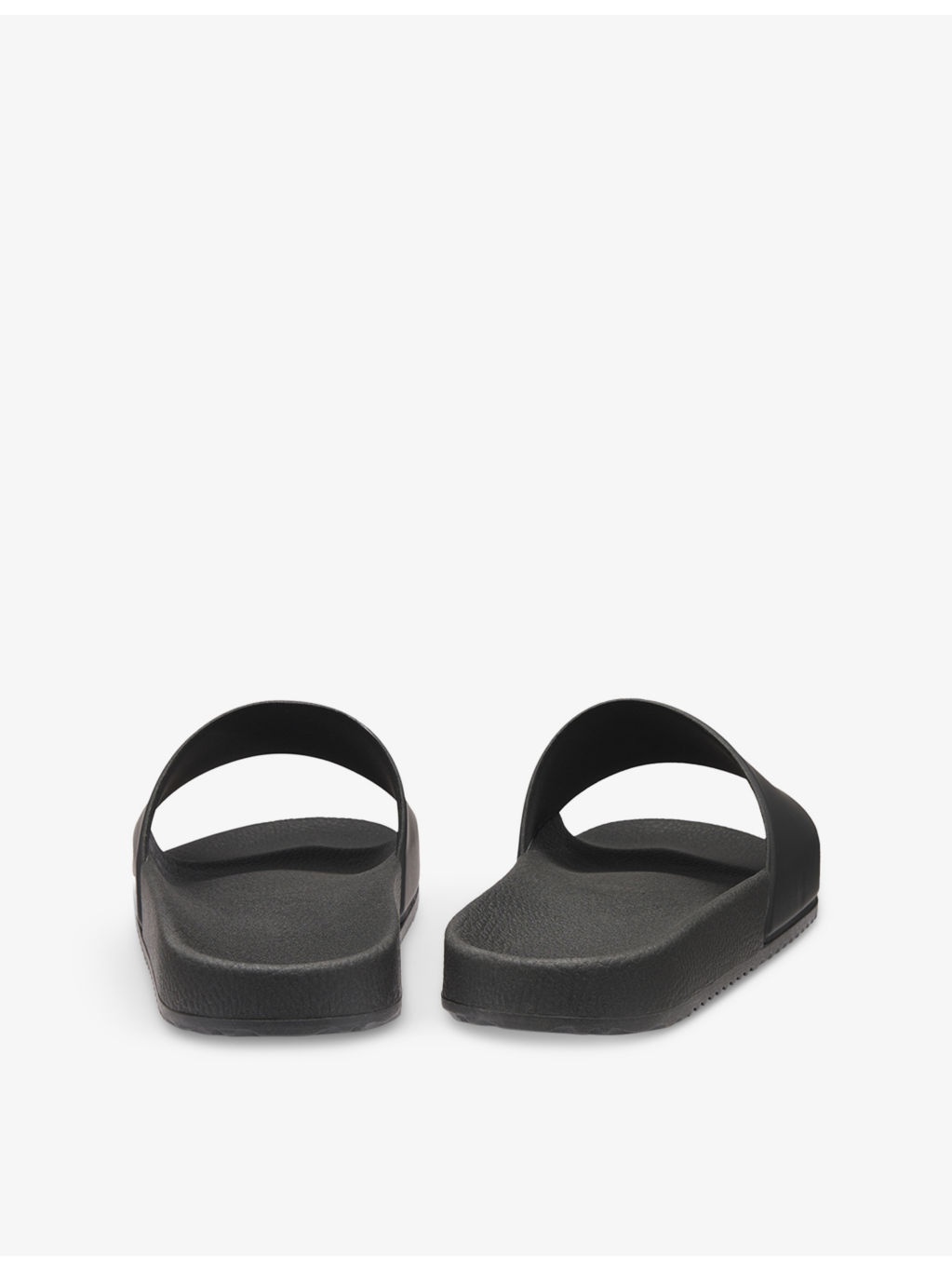 Logo-Label Slip-On Rubber Slides - 5