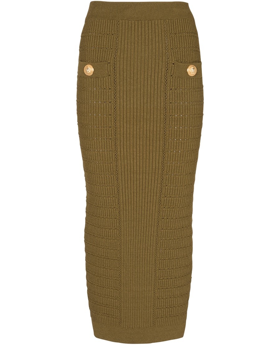 Midi knit skirt - 1