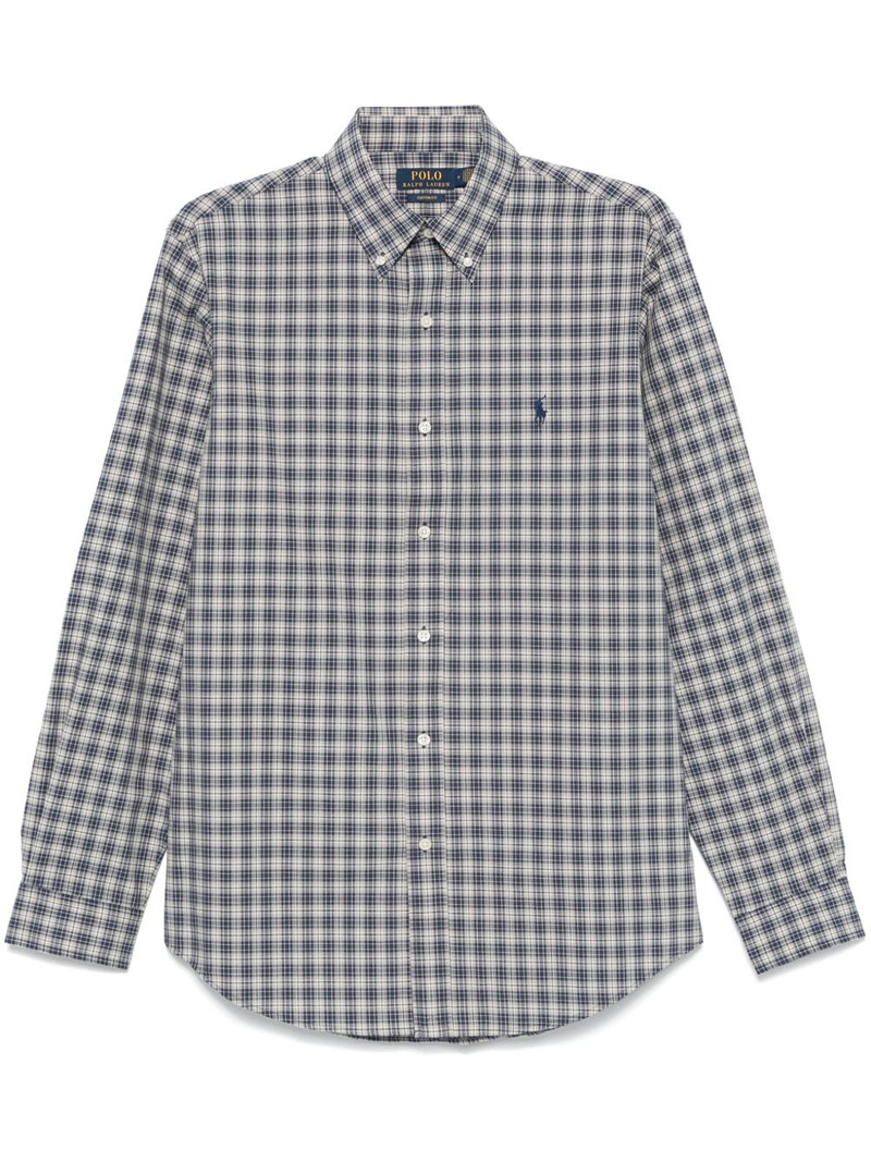 plaid check poplin shirt 1