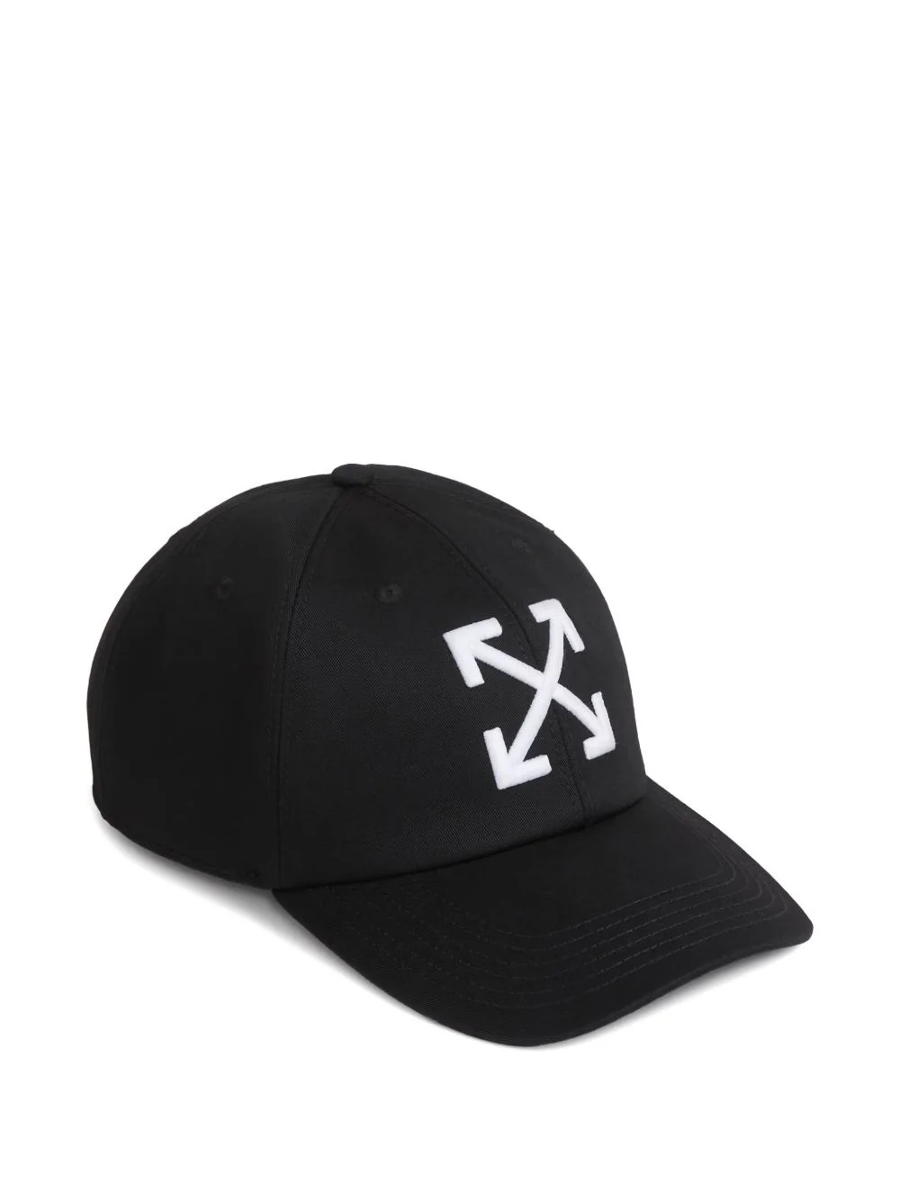 embroidered-logo baseball cap - 1