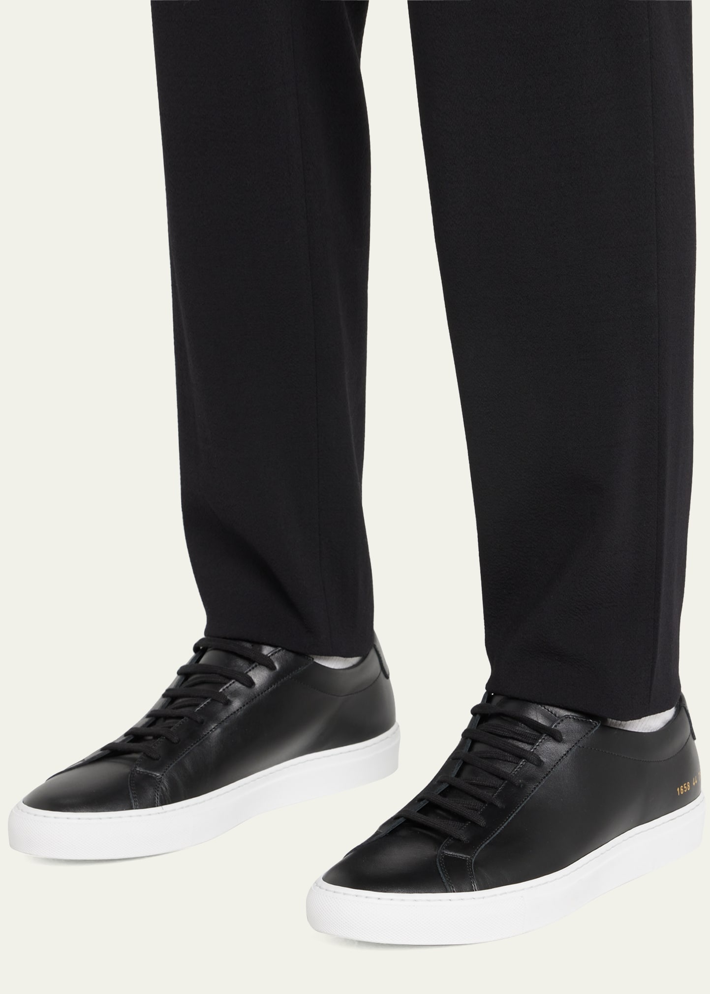 Men's Achilles Leather Low-Top Sneakers - 2