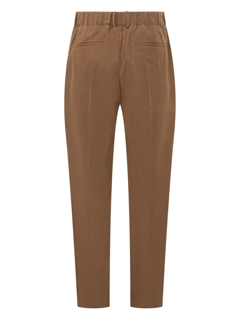 Studio Nicholson elasticated-drawcord trousers outlook