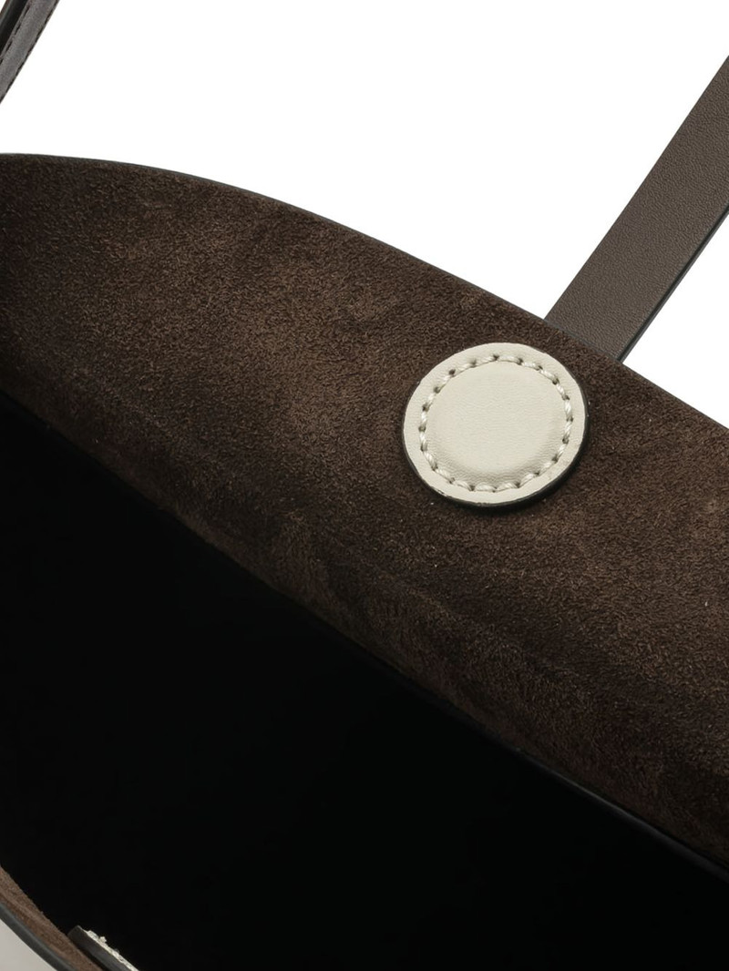 Pony buckle leather cross body bag 4