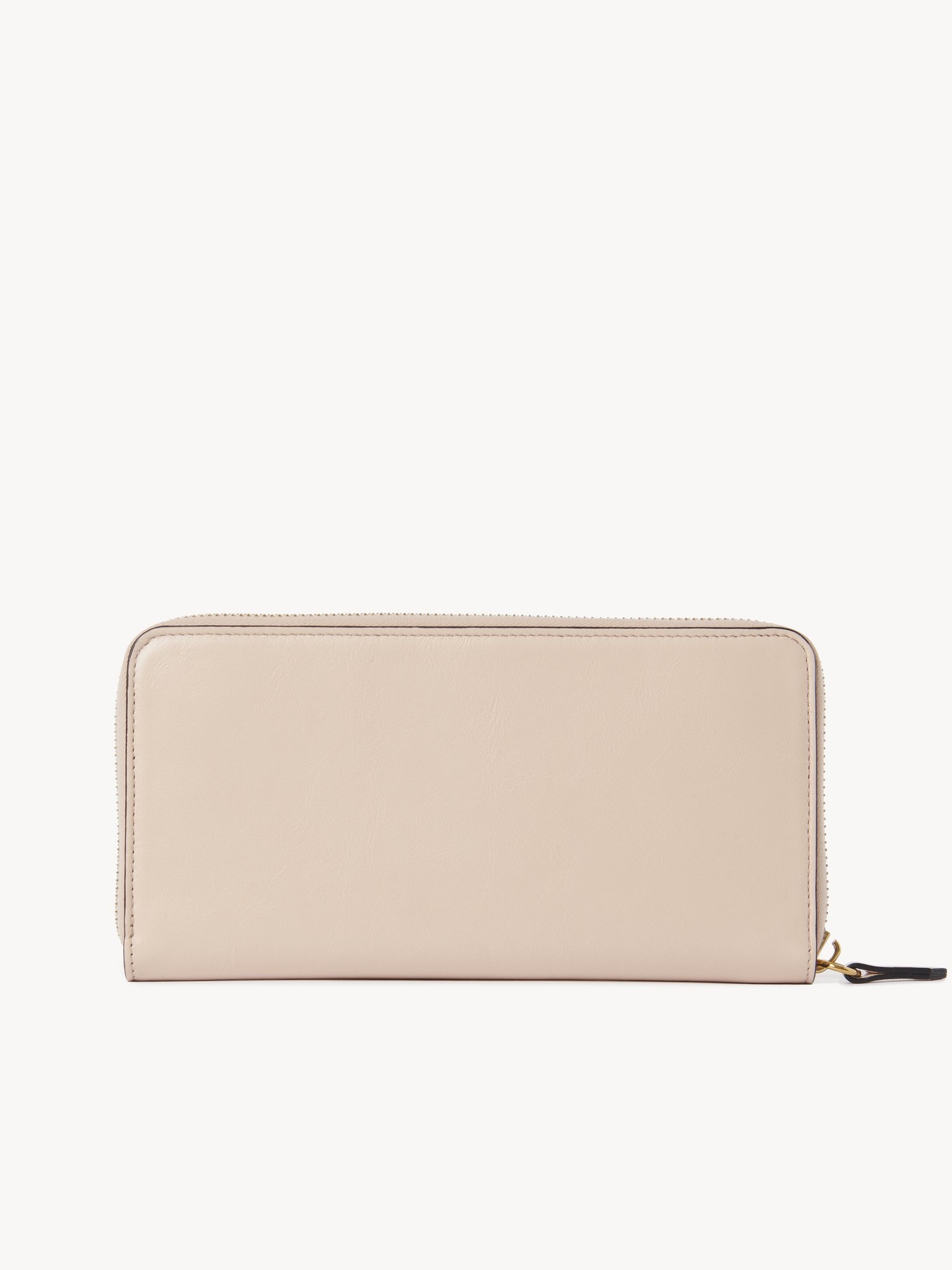 CHLOÉ ICONIC ZIPPED LONG WALLET IN SHINY LEATHER - 4