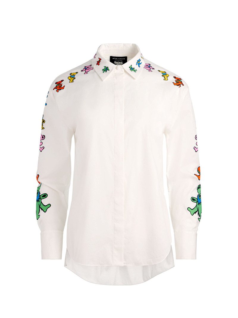 A+O X GRATEFUL DEAD DIMITRA BUTTON DOWN 1