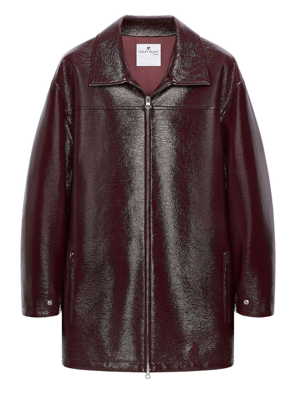 Vinyl bomber jacket - 1