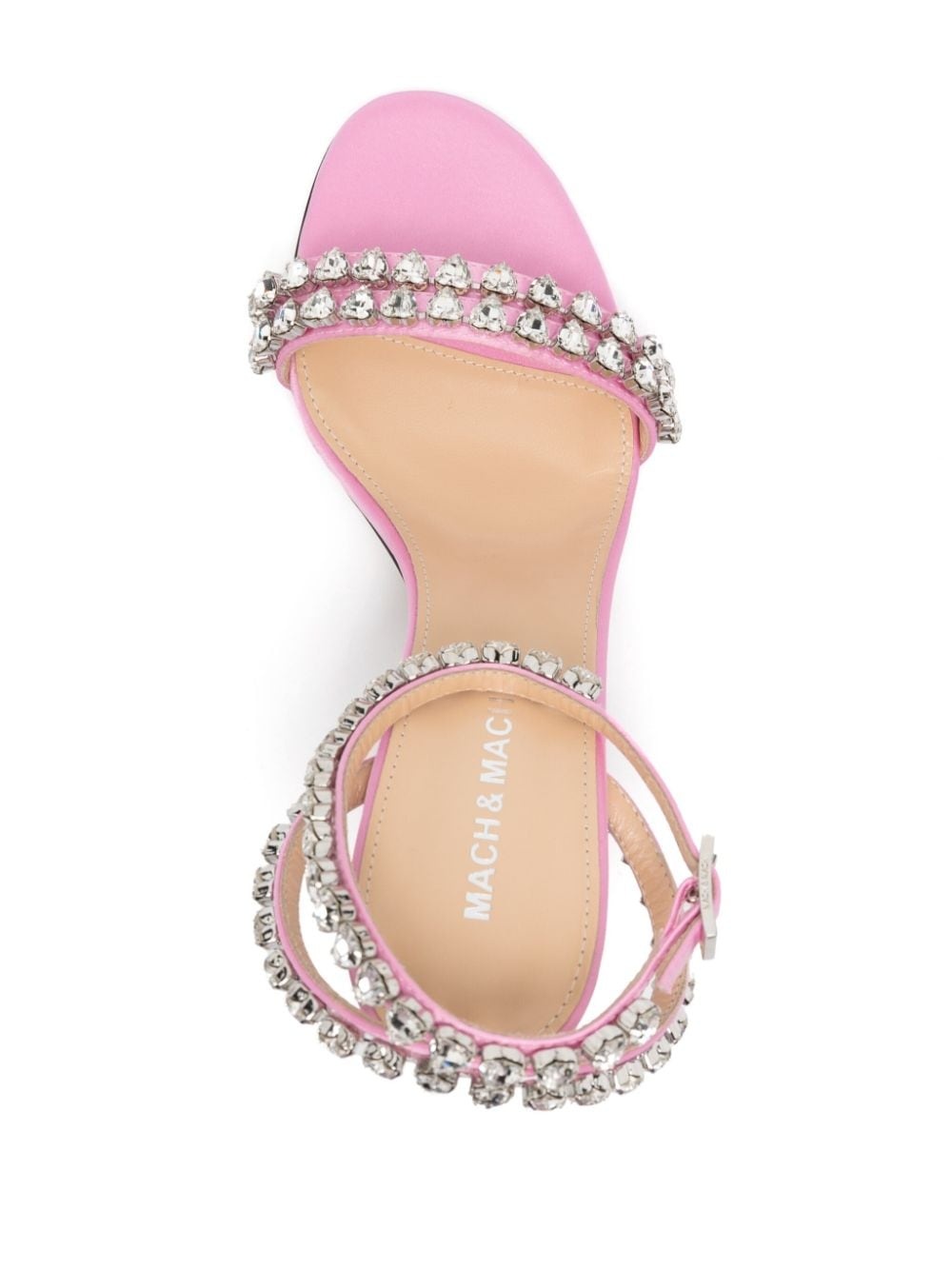 crystal-embellished 100mm sandals - 4
