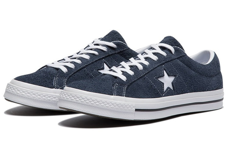 Converse Converse One Star Ox Premium Suede 'Dark Blue' 158371C outlook