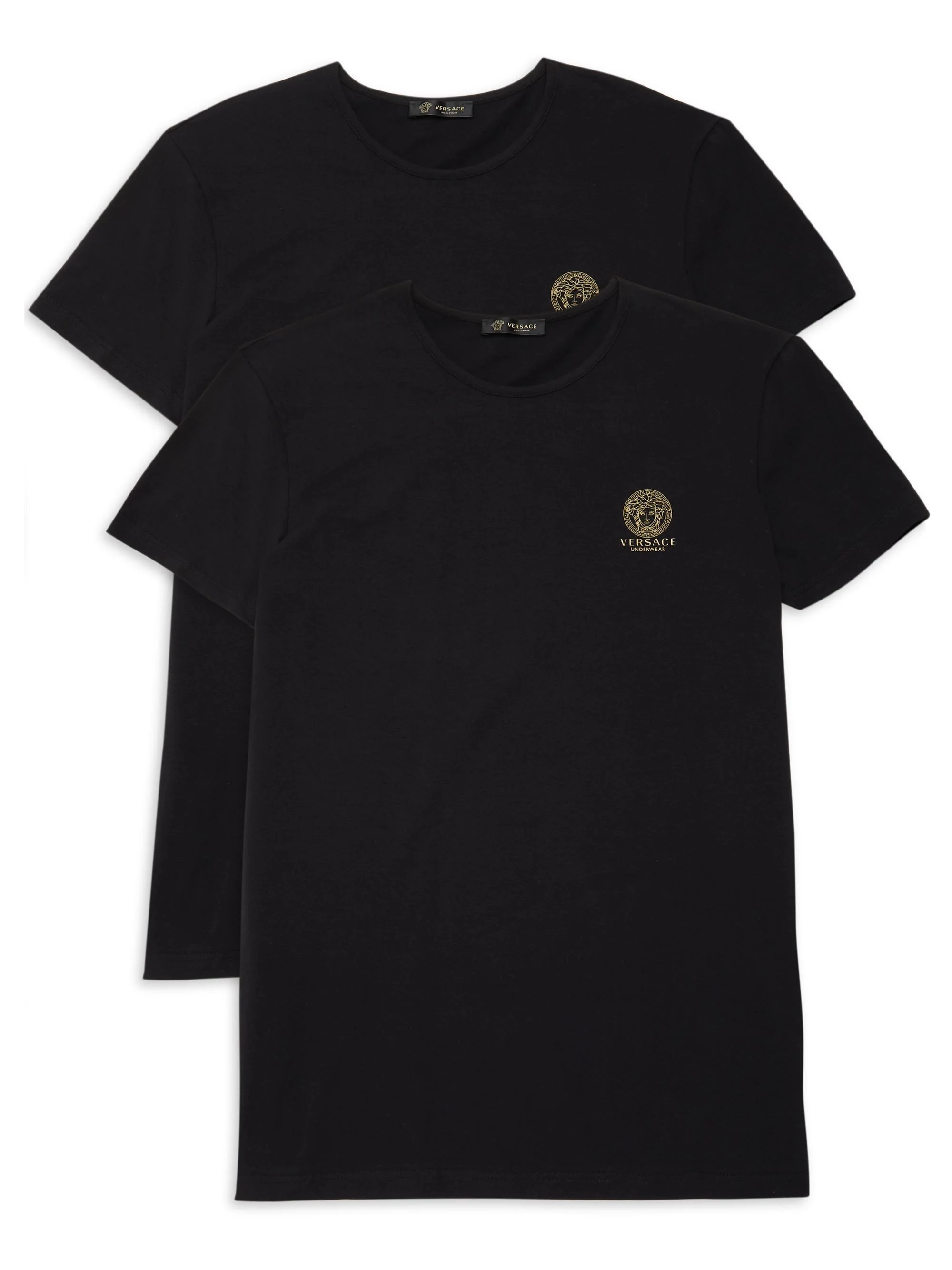 Men's 2-Pack Topeka Bi-Stretch Cotton T-Shirt - Black - 1