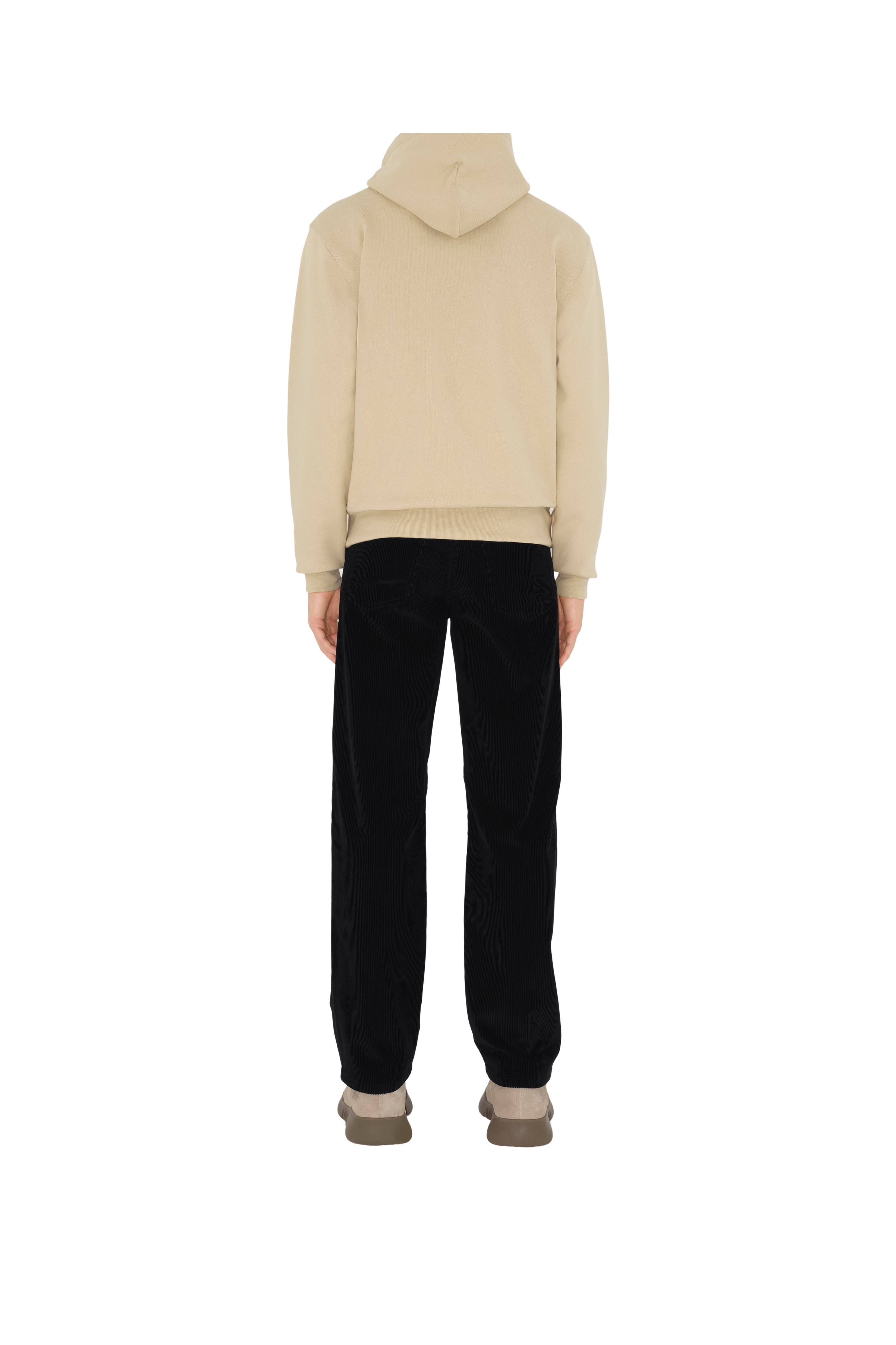 burberry Check Label Cotton Hoodie in Nutmeg at Nordstrom - 5