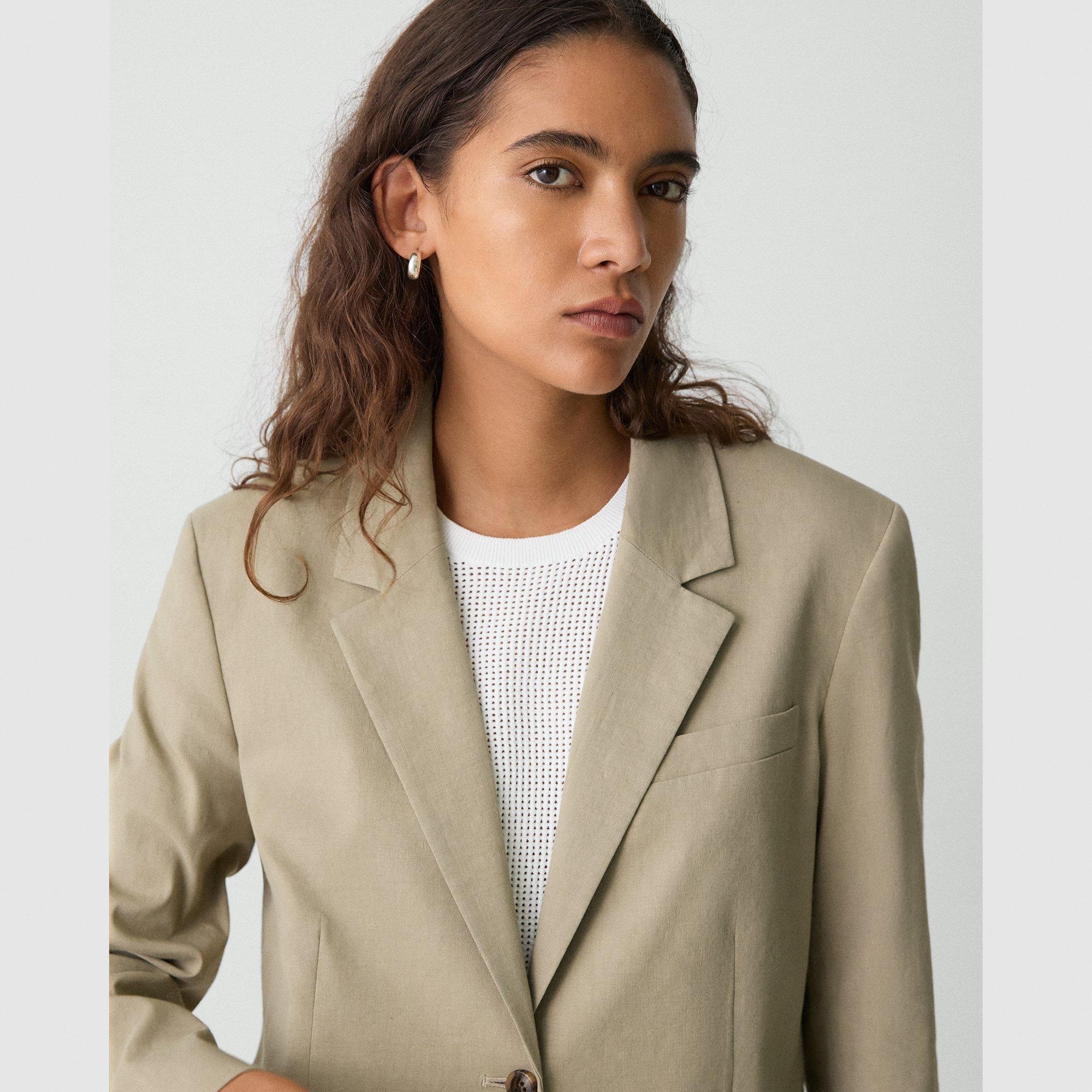 Relaxed Blazer in Good Linen - 5