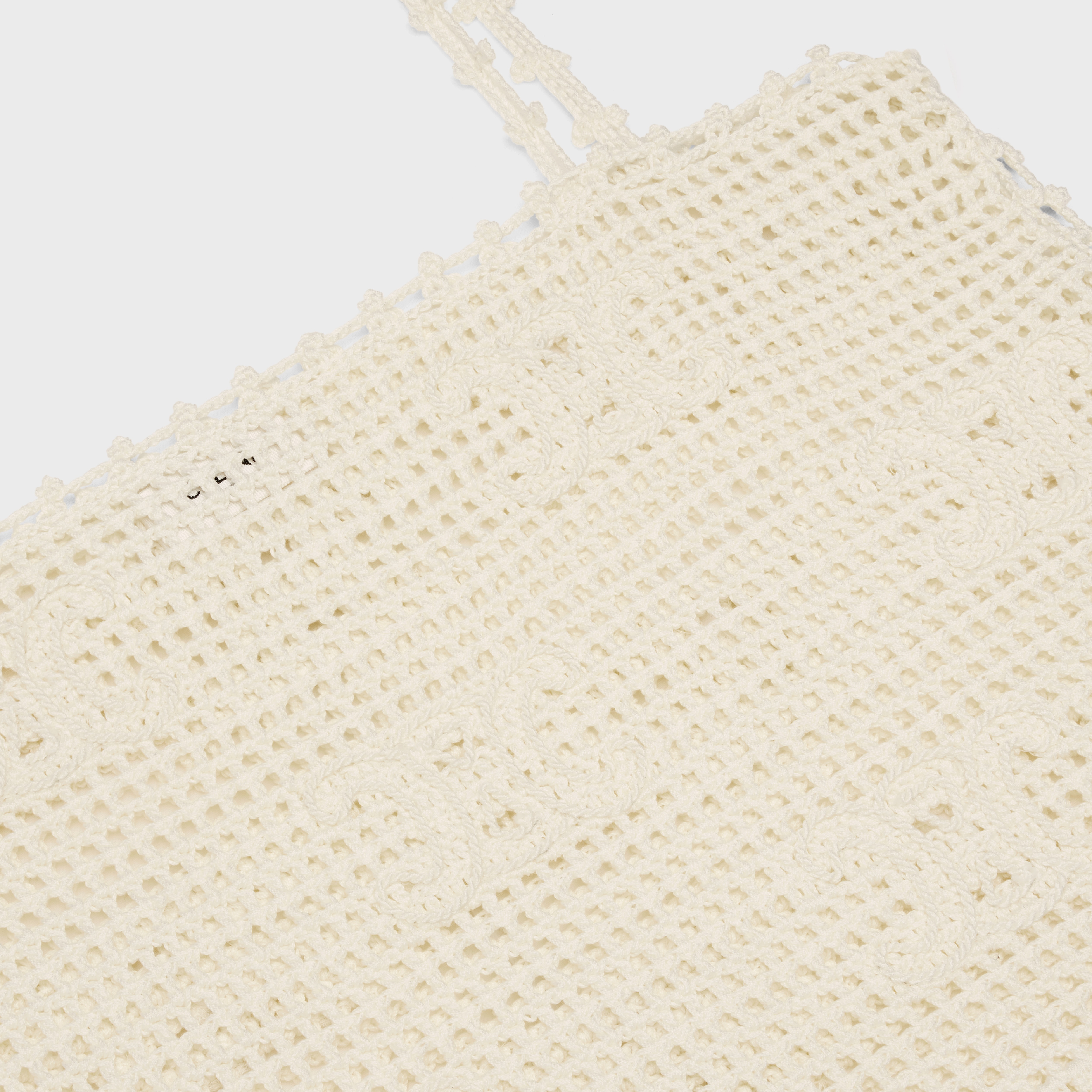 Triomphe vest top in crocheted cotton - 3