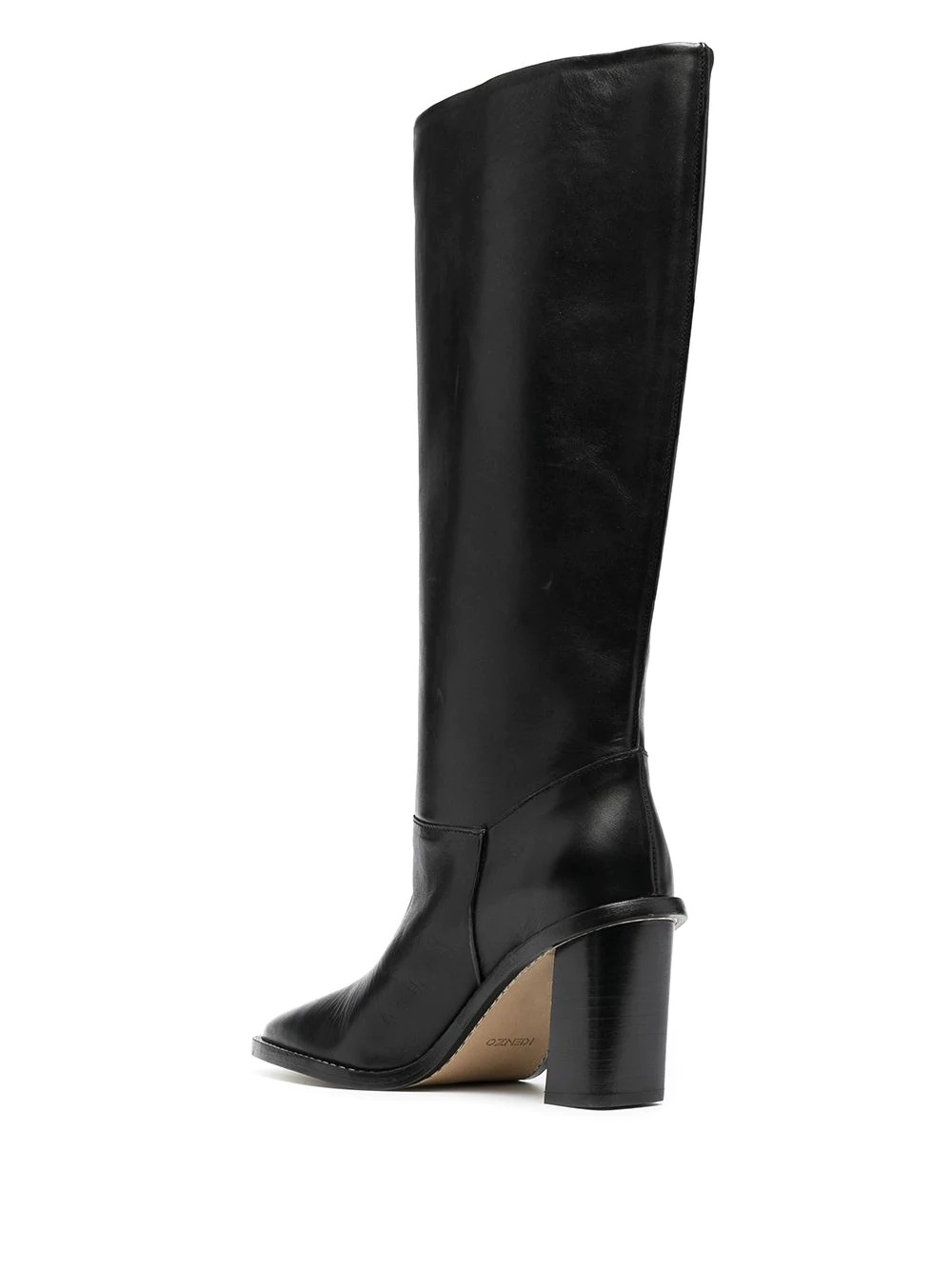 knee-length pointed boots - 3