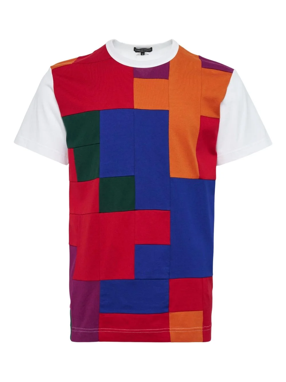 patchwork T-shirt - 1