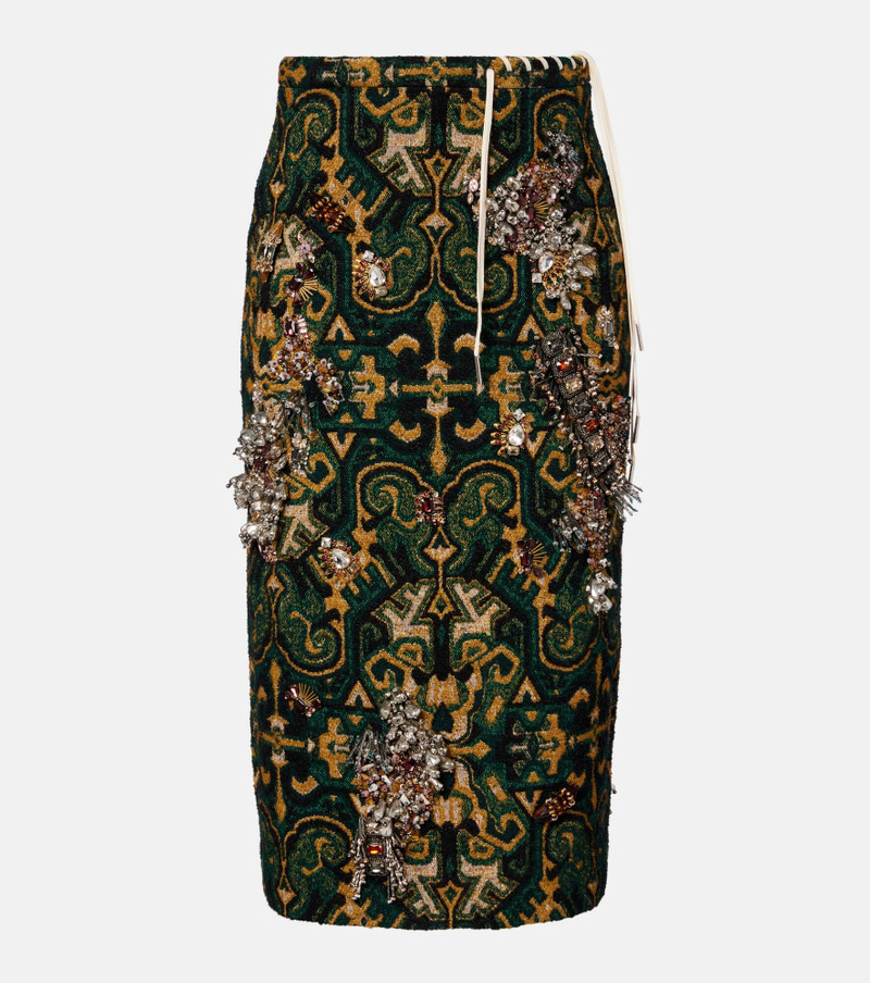 Embellished pencil skirt 1