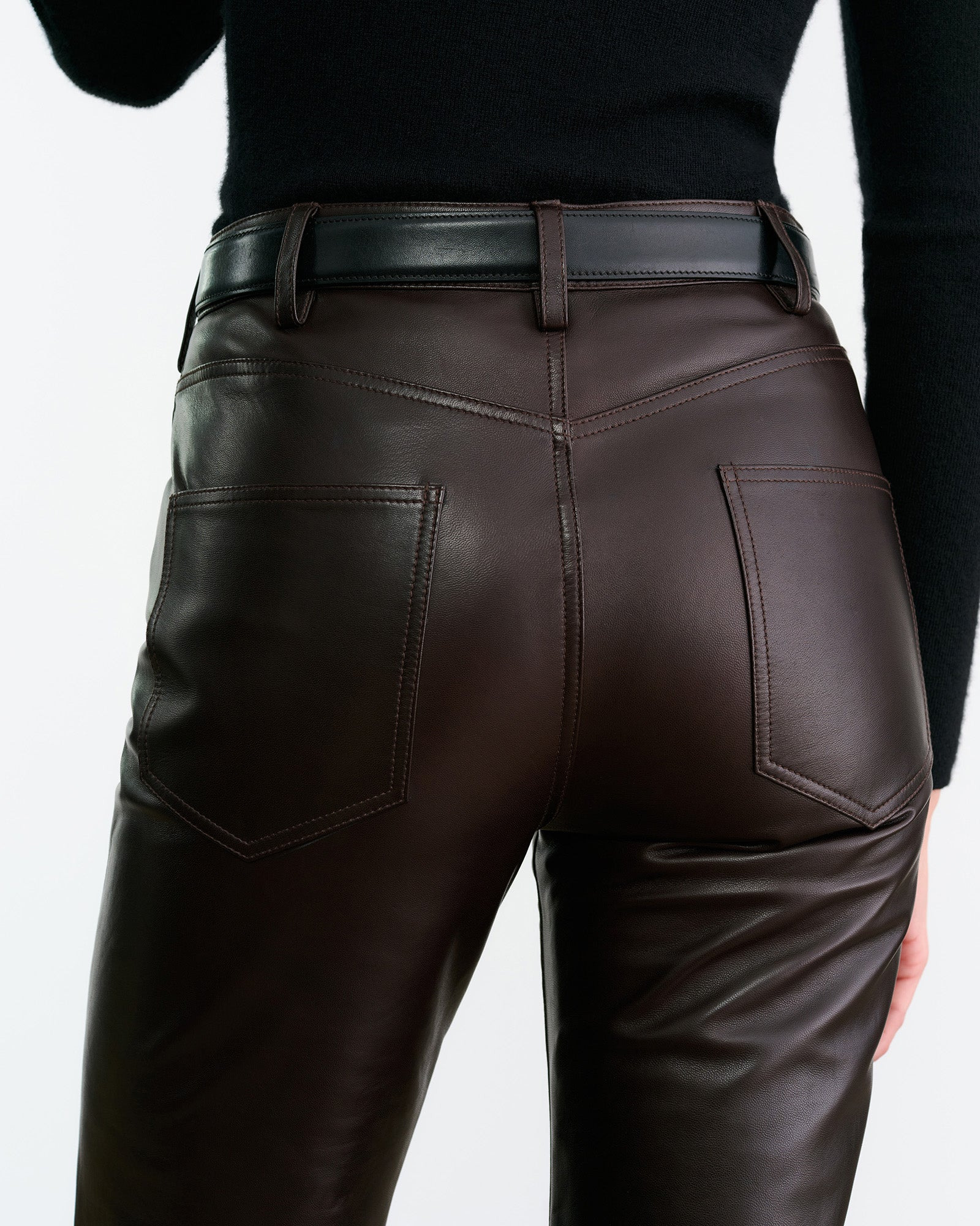 JOAN LEATHER PANT - 4