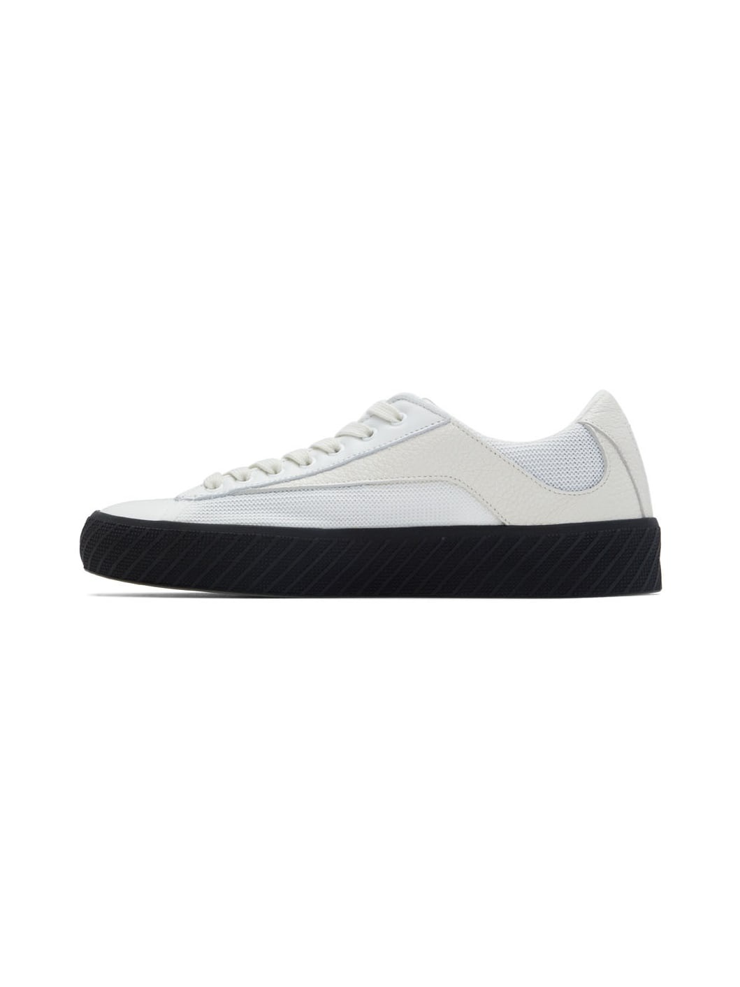 Off-White & Black Rodina Low-Top Sneakers - 3