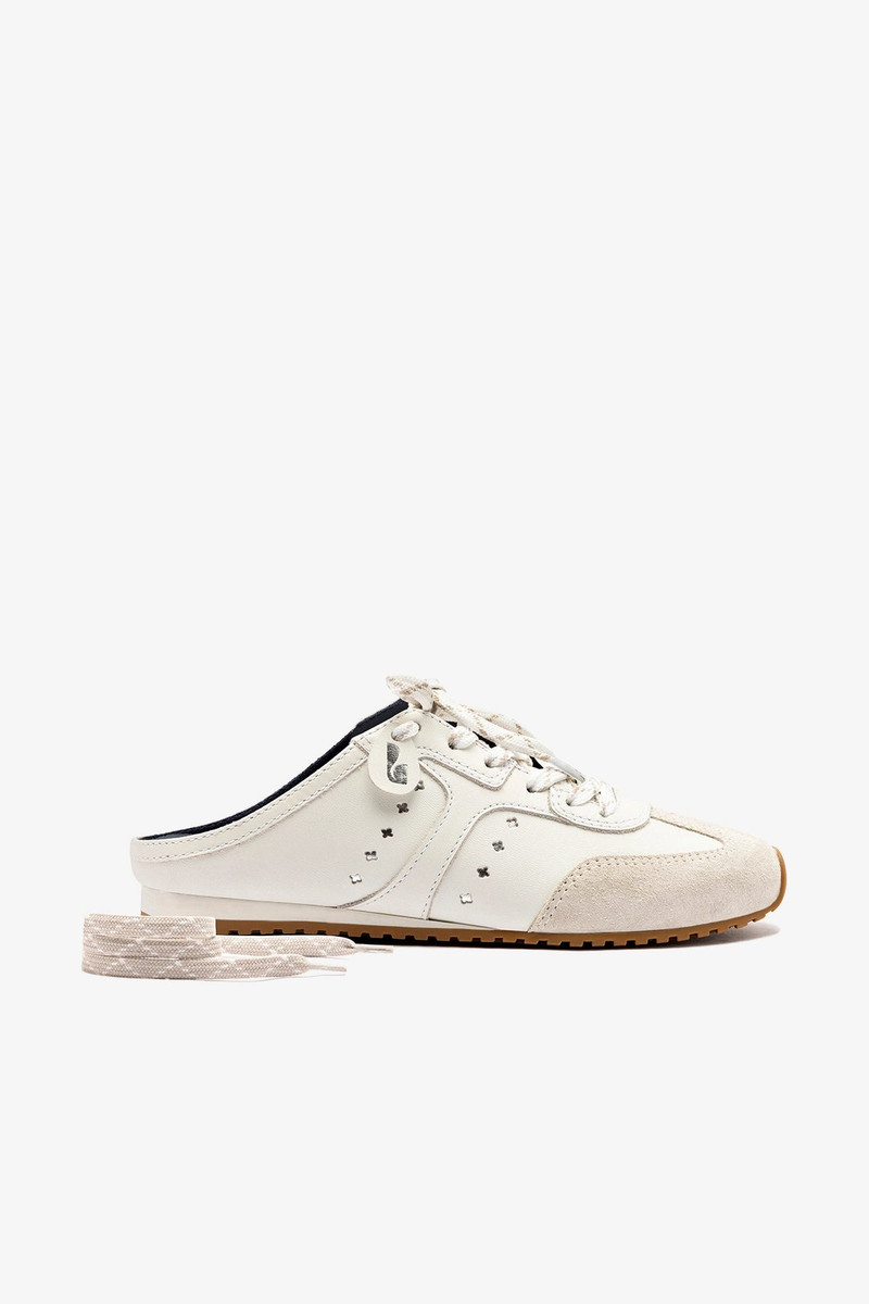 Stella Mule In Grey Suede 5