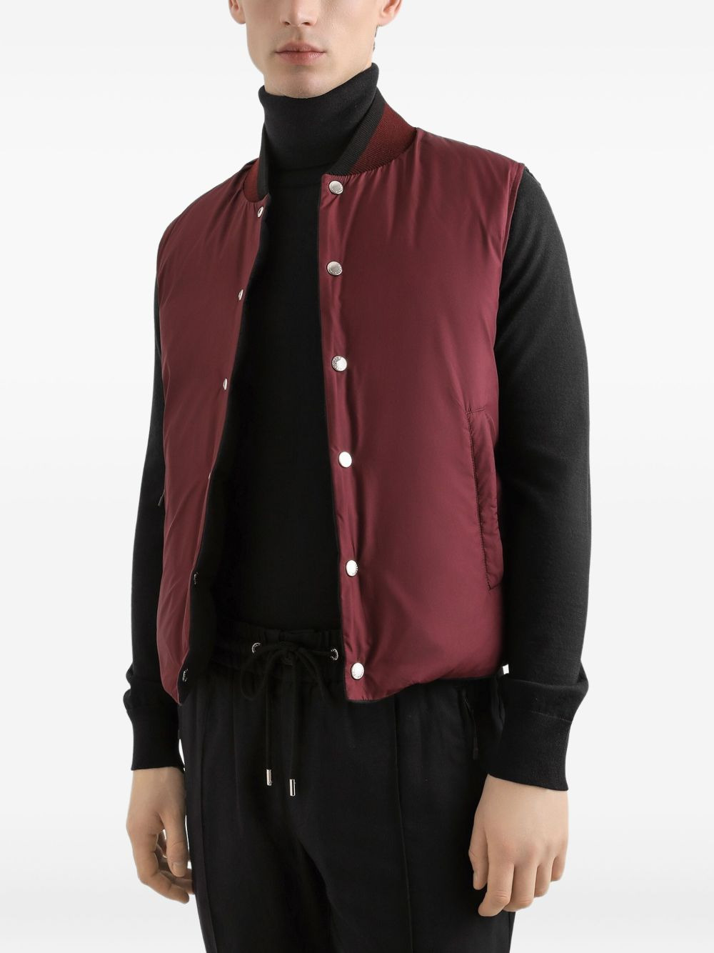 quilted padded gilet - 6